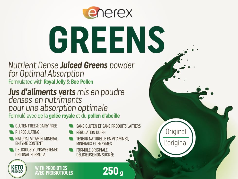 ENEREX - Poudres de jus biologiques certifiées Greens Original