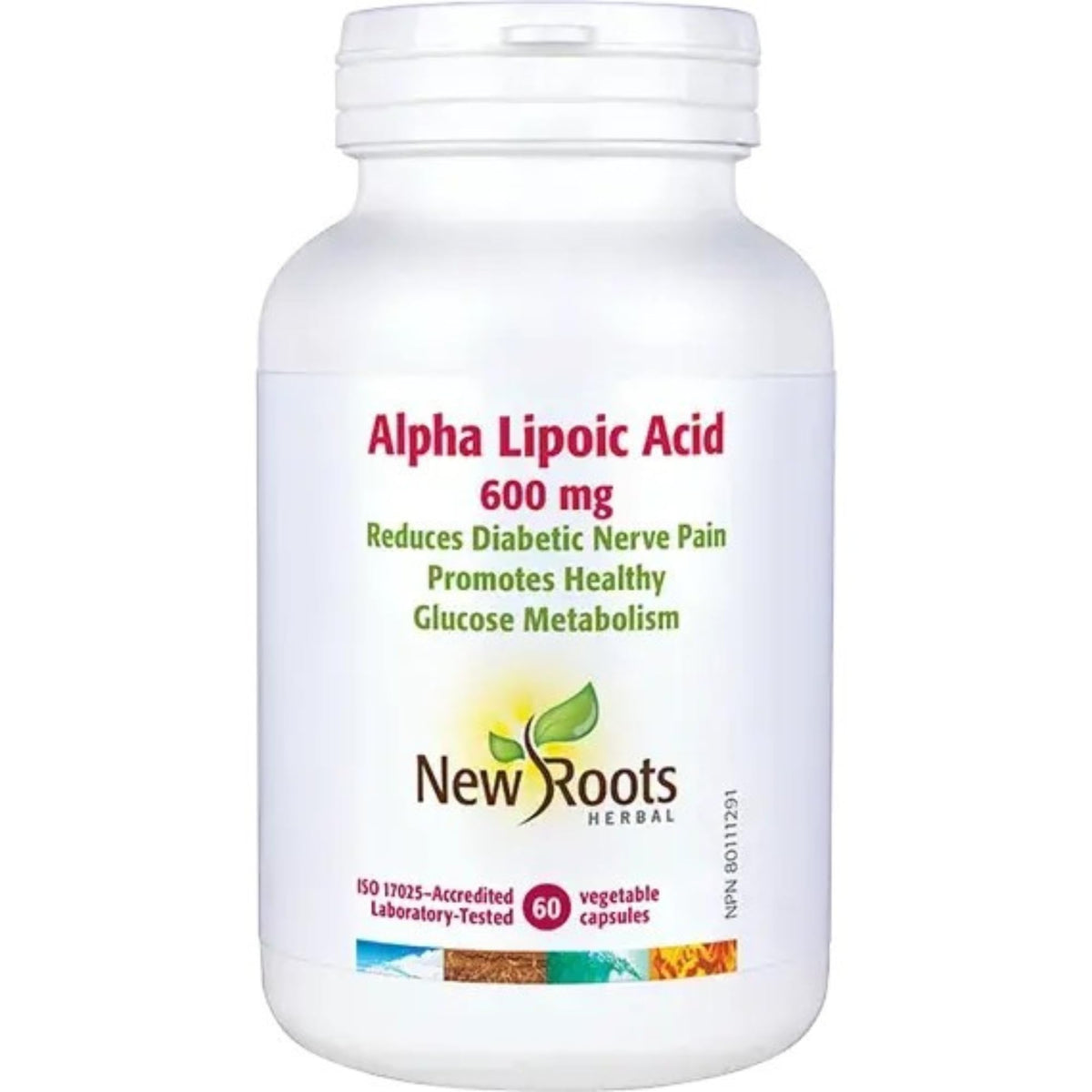 New Roots Herbal - Alpha Lipoic Acid 600 mg - 60 Veg Capsules