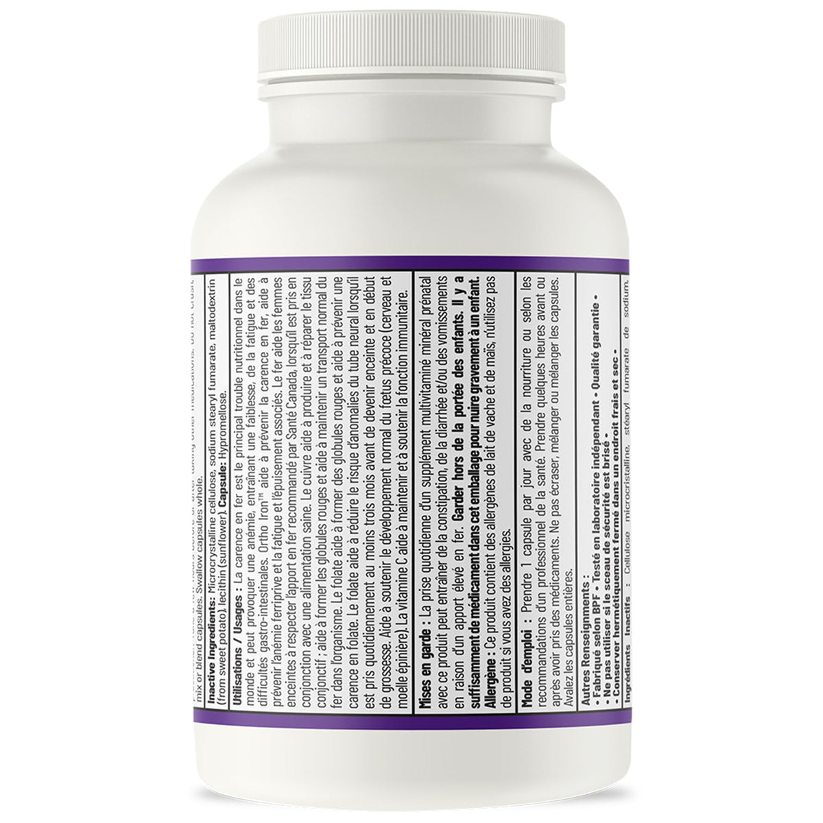 AOR Ortho Iron Capsules, Vitamin C, 30 Capsules, 30 Day Supply