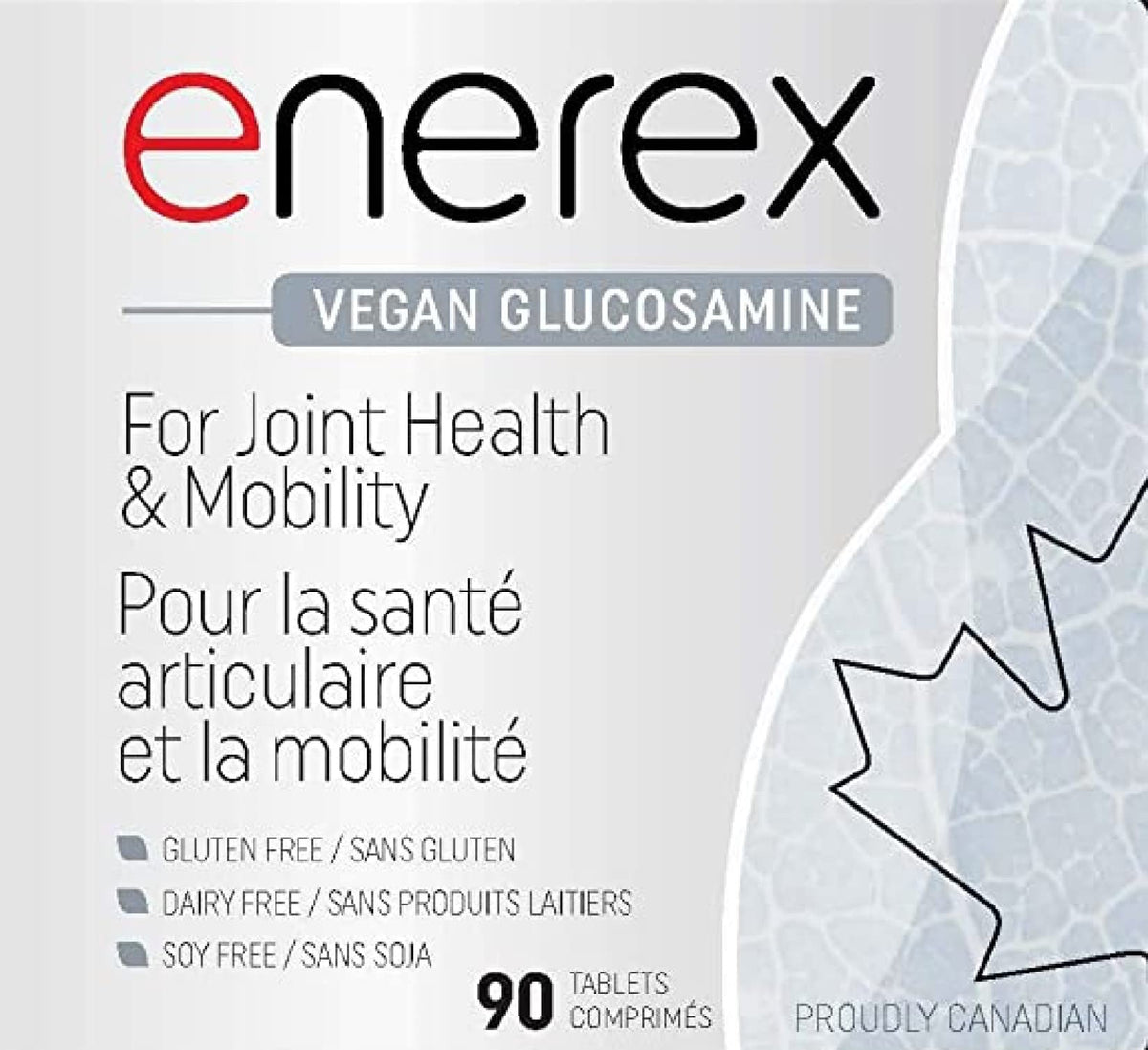 Enerex Vegan Glucosamine • Non-GMO & Shellfish Free!, 90 Tablets