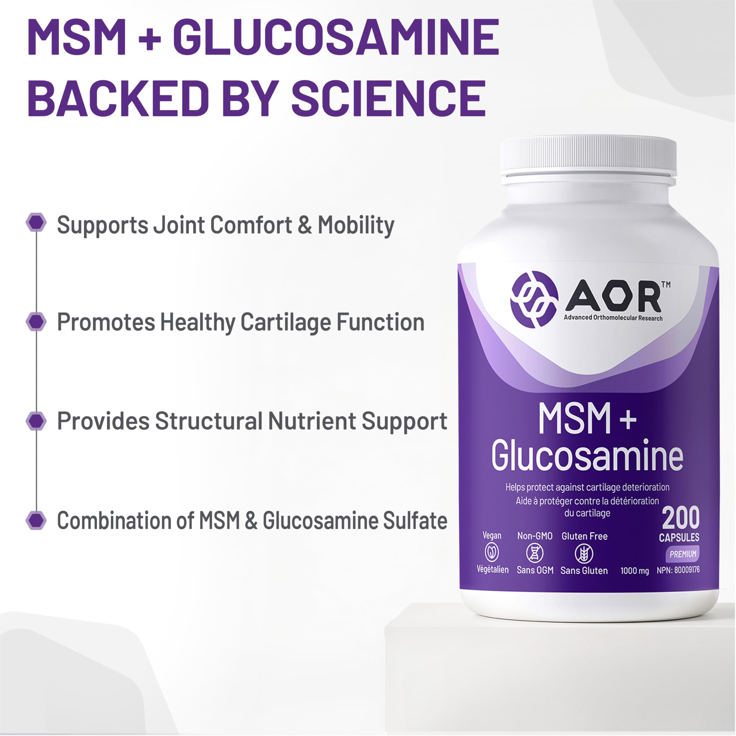 AOR MSM + Glucosamine