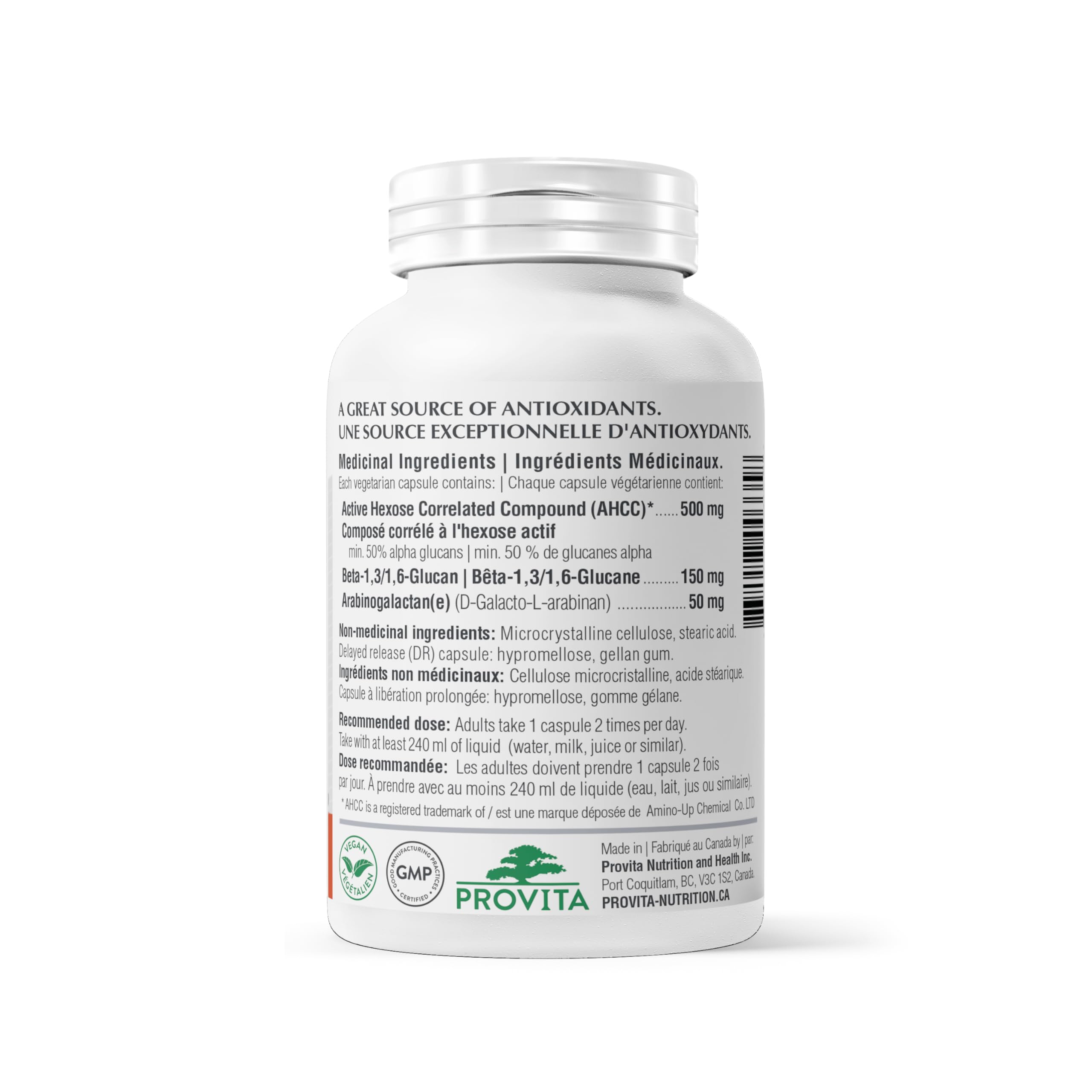 AHCC Pro - Puissant antioxydant de Provita