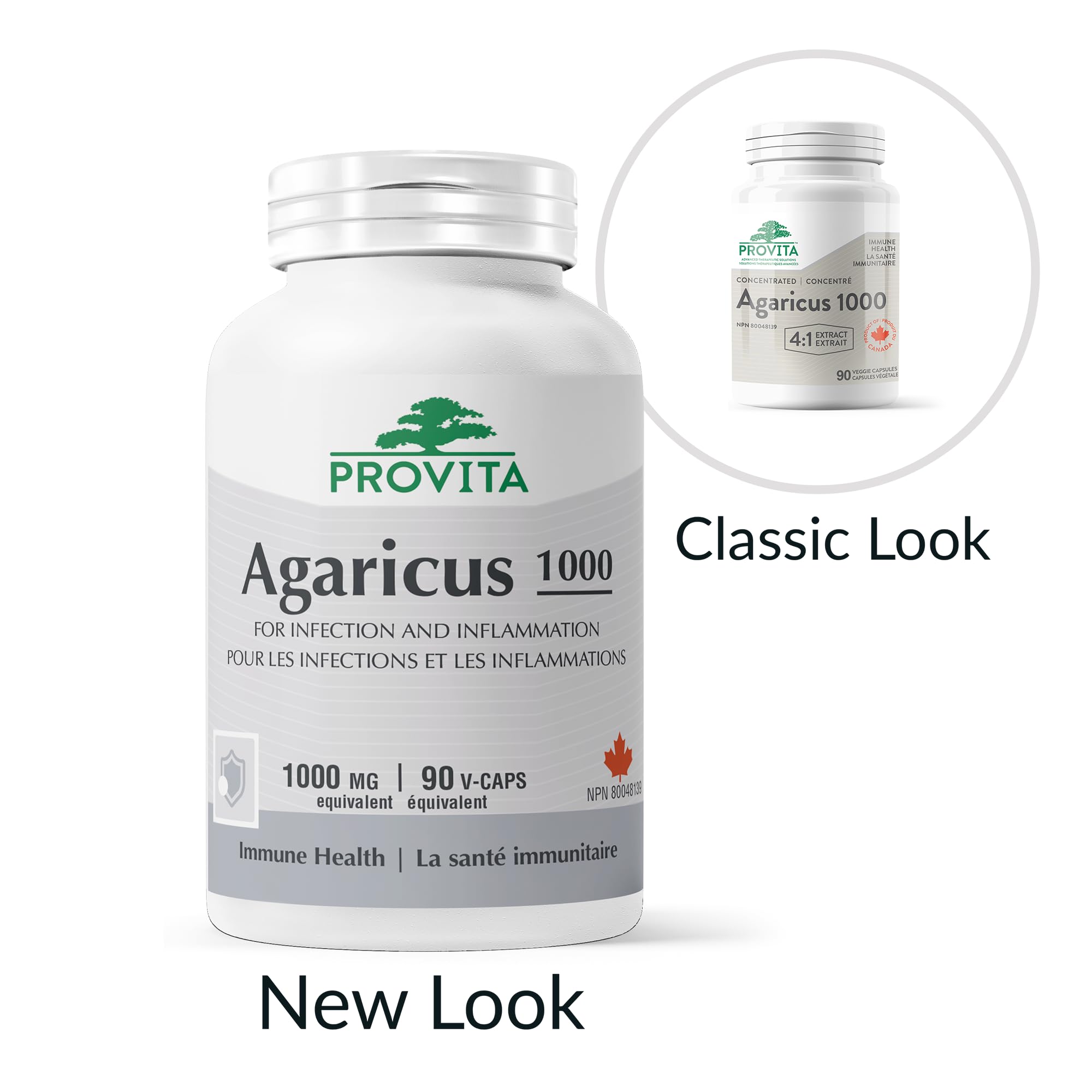 Agaricus 1000 by Provita Nutrition (Canadian Made) 90 Capsules
