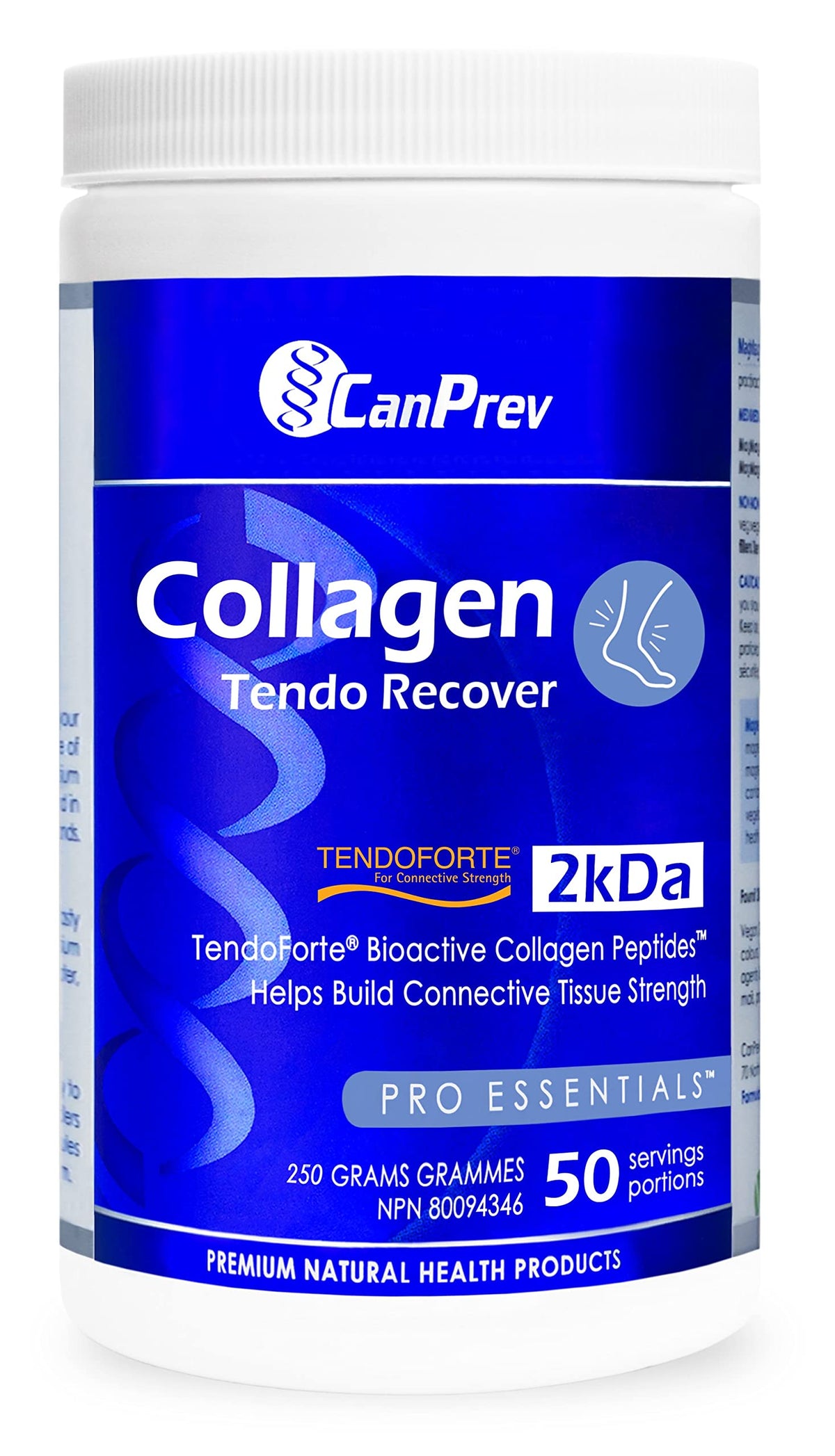 CanPrev Collagen Tendo Recover, 5g per Scoop, Unflavoured, 50 Servings