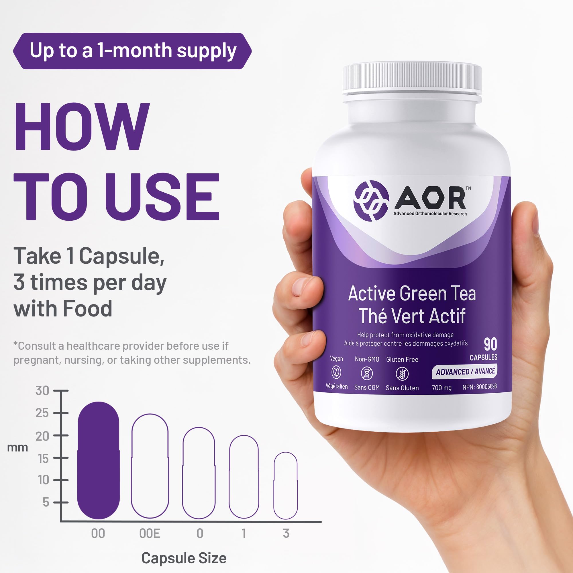 AOR Green Tea Extract 700mg