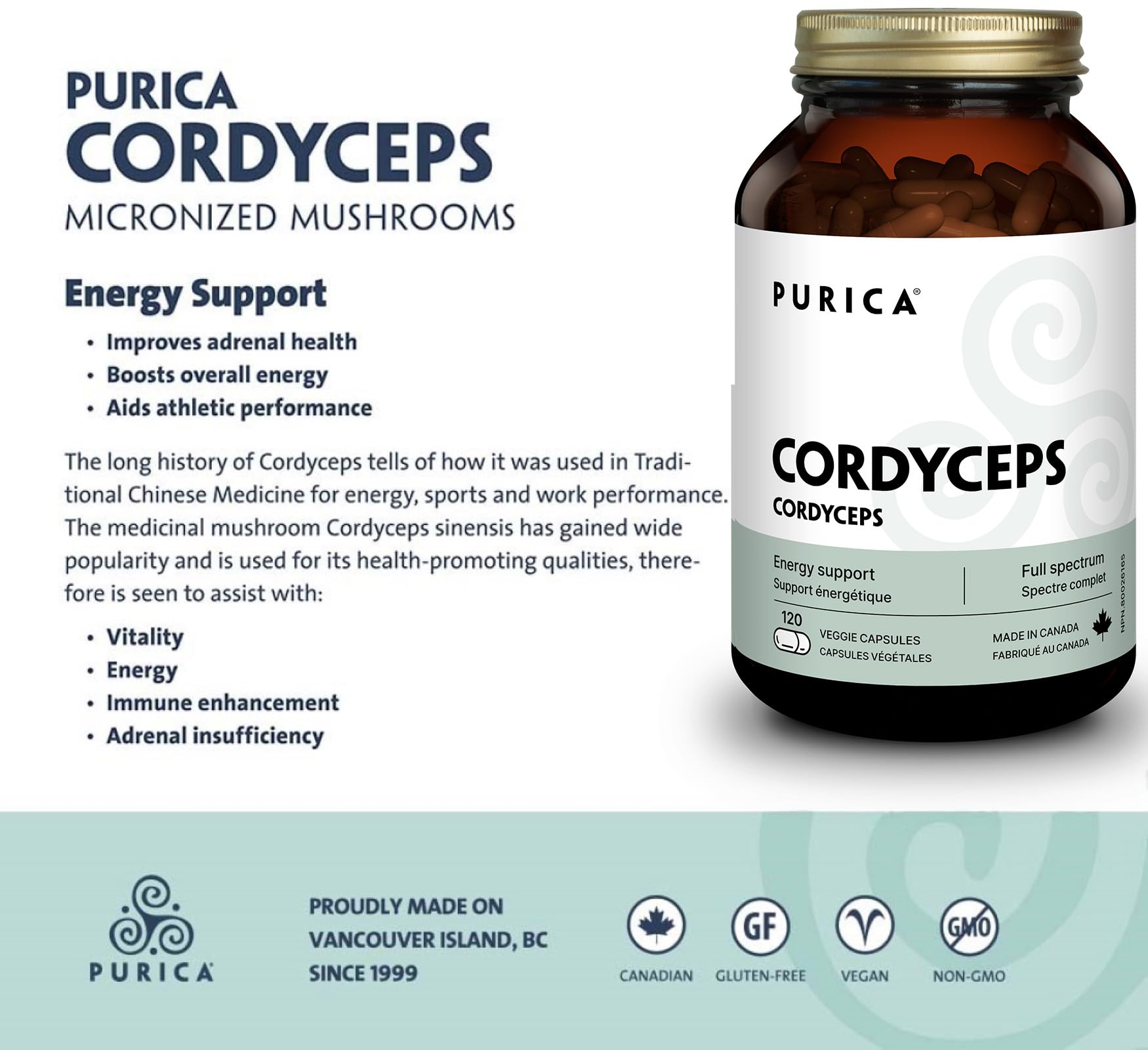 PURICA Cordyceps Champignons micronisés