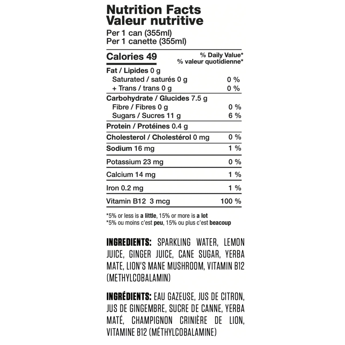 Ergogenics Nutrition Liquid Adrenaline