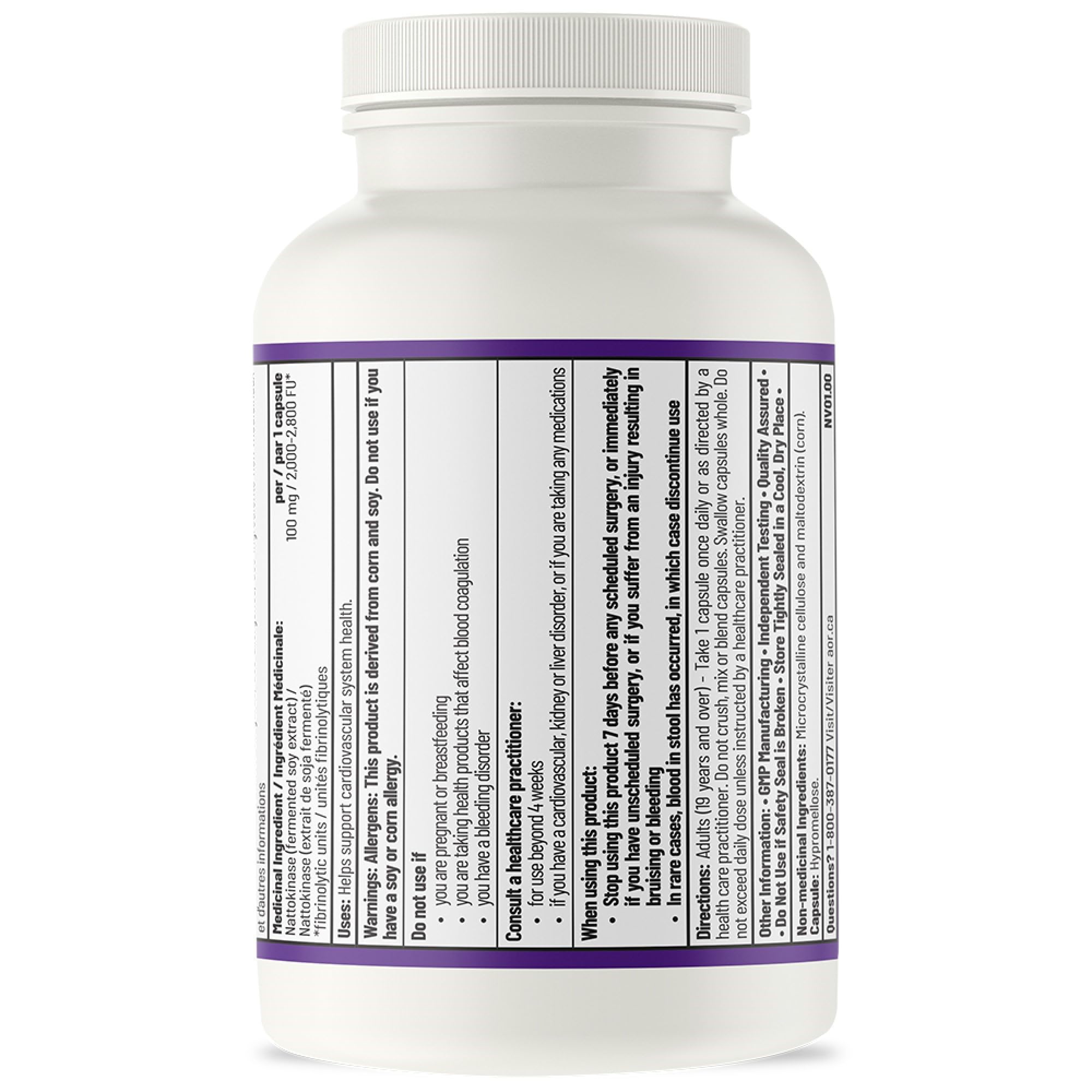 AOR Recherche orthomoléculaire avancée - Nattokinase
