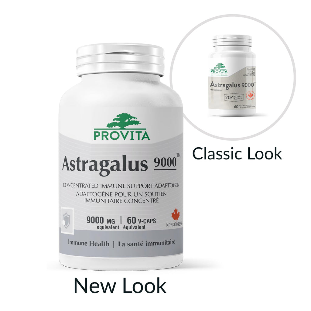 Astragalus 9000 by Provita Nutrition (Canadian Made) 60 Vegetarian Capsules
