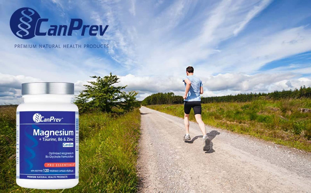 CanPrev Magnesium Bisglycinate, Taurine & Zinc, 120 Capsules, 30-Day Supply