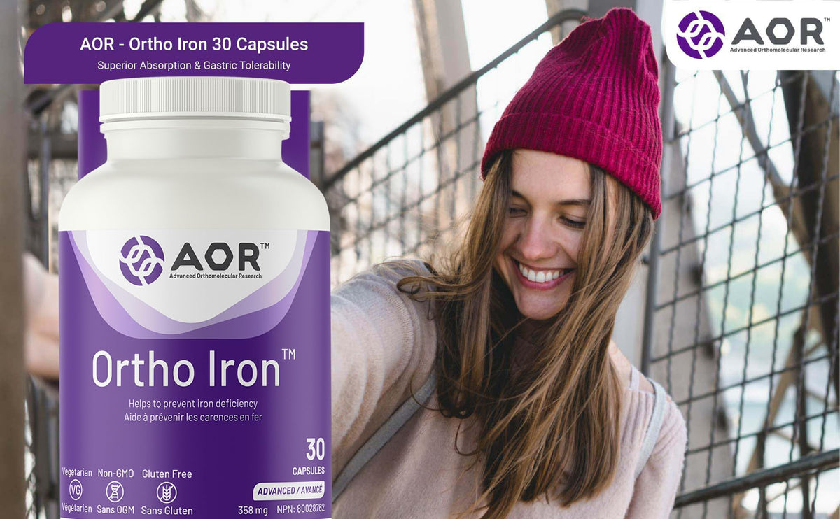 AOR Ortho Iron Capsules, Vitamin C, 30 Capsules, 30 Day Supply