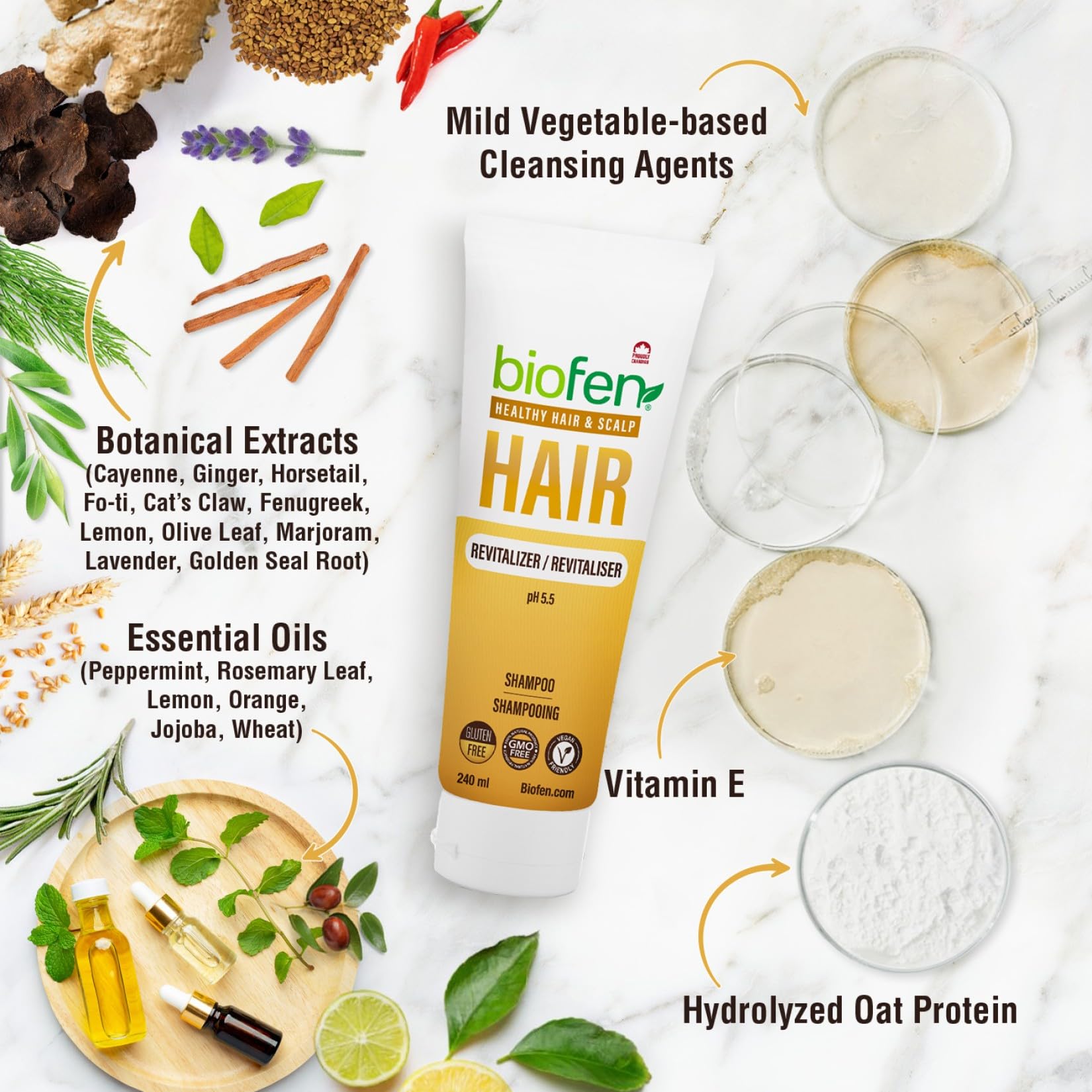 Biofen Revitalizer Shampoo, 240ml