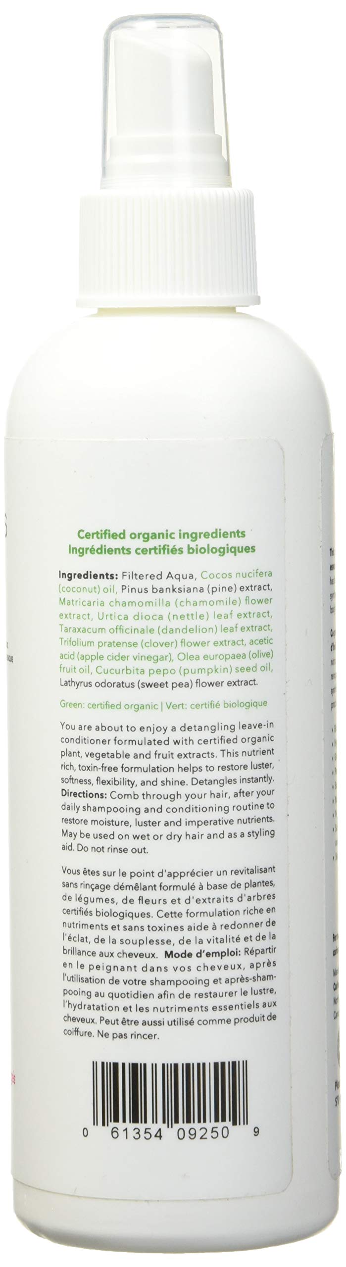 Carina Organics Sweet Pea Leave In Conditioner, 250 Milliliters