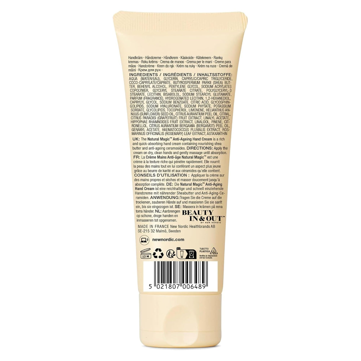 New Nordic - Herbal Joy Anti-ageing Hand Cream, 75 ml