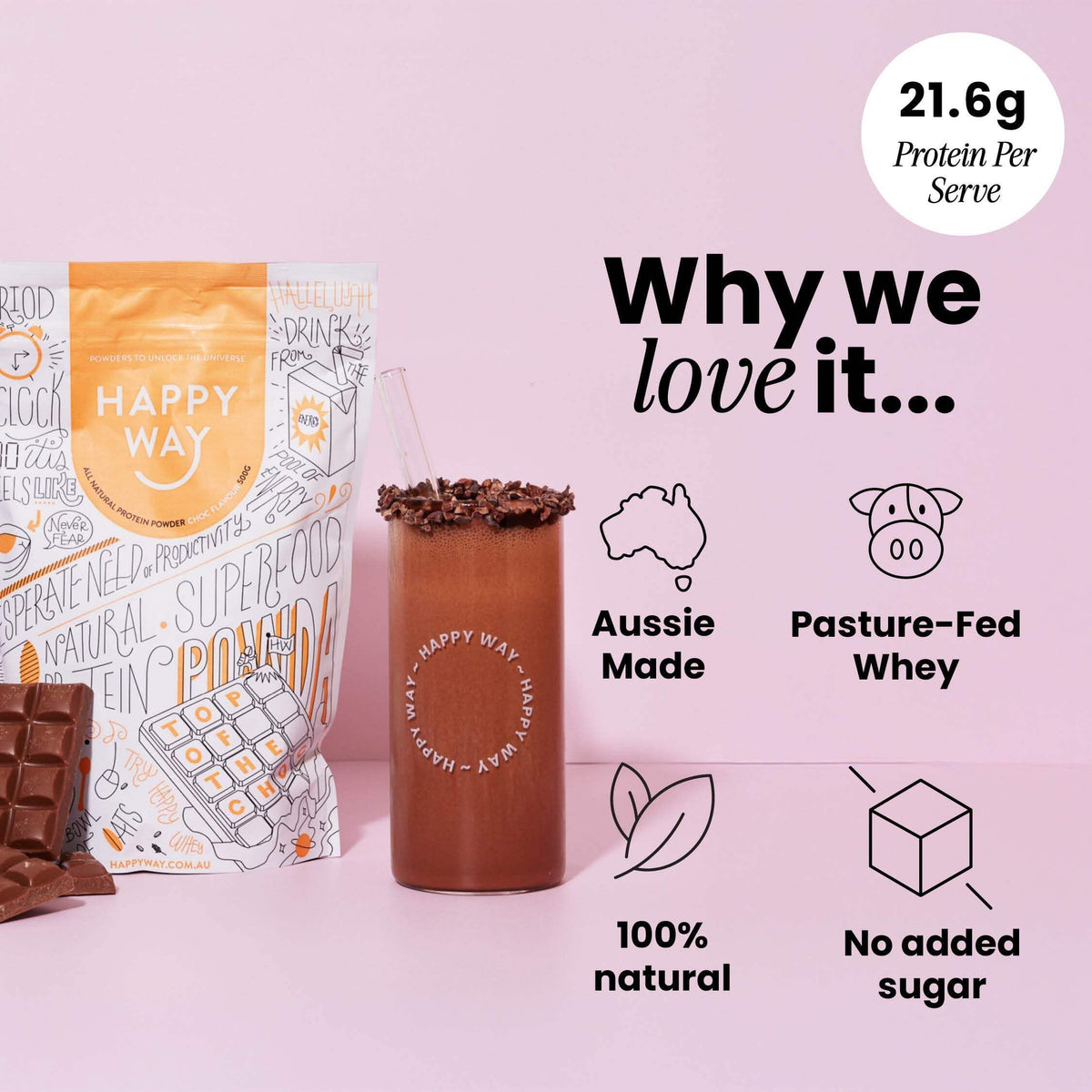Happy Way Whey Protein Powder