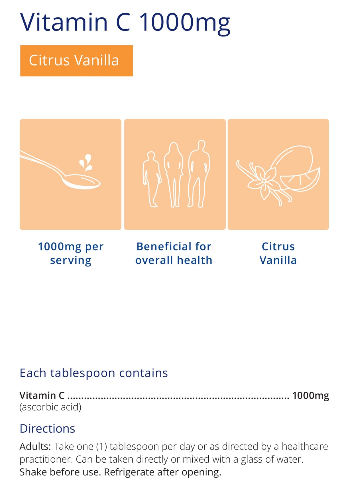 CanPrev Liposomal Vitamin C Liquid, High Uptake, 1000mg, 450ml, 30 Servings