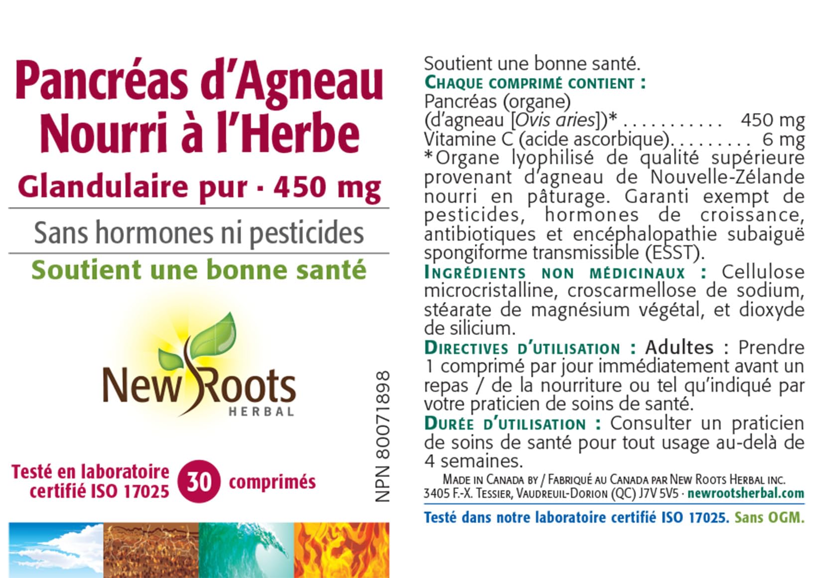 New Roots Herbal Grass-Fed