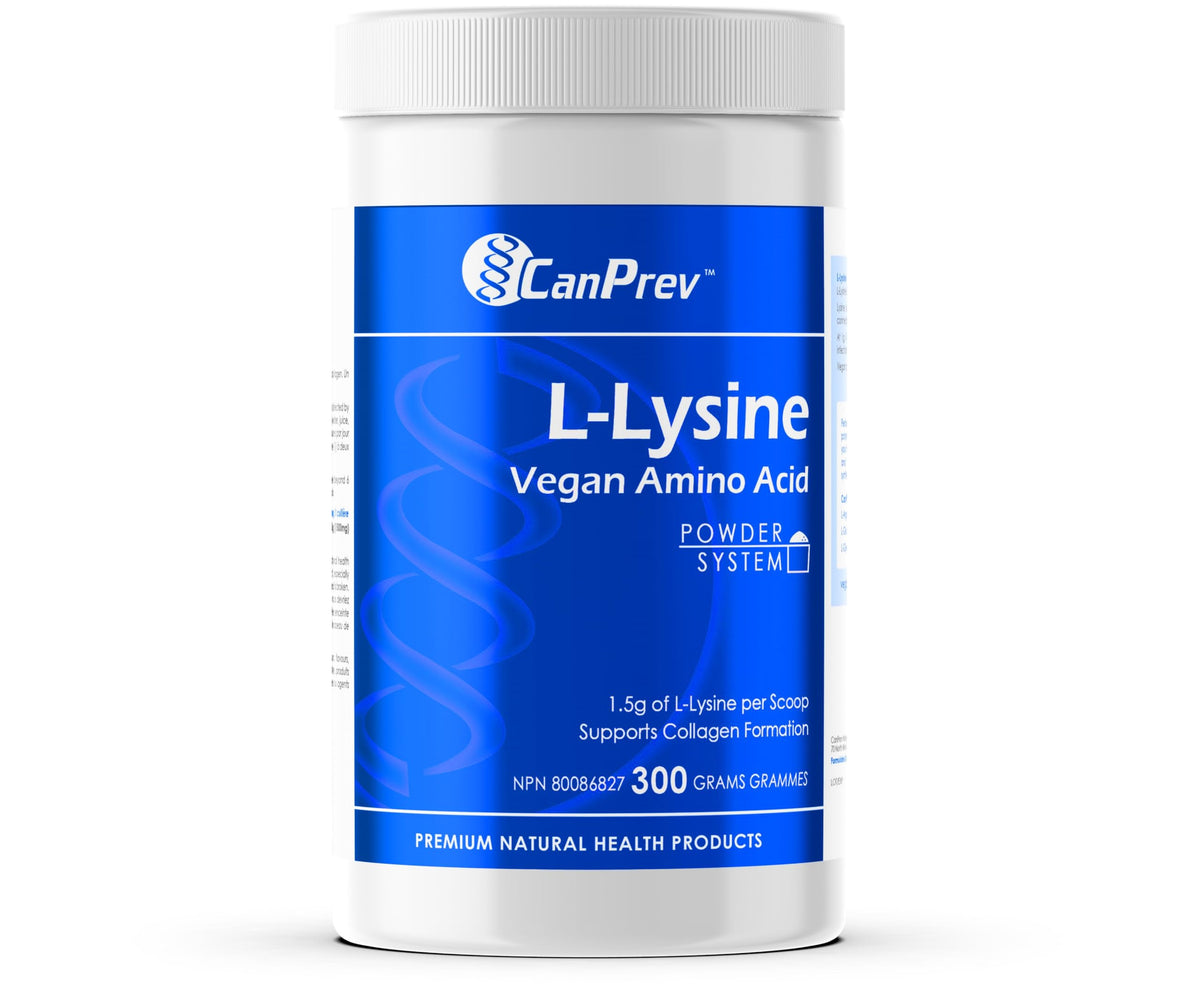 CanPrev L-Lysine Powder, Vegan, 1.5g per Scoop, Helps in Collagen Formation