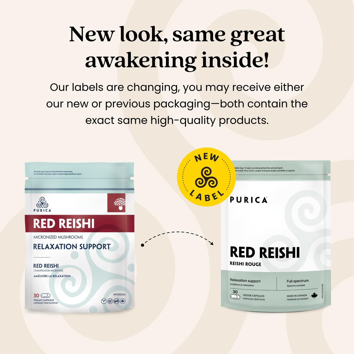 PURICA - Reishi Rouge - Champignons micronisés - Aide à la relaxation