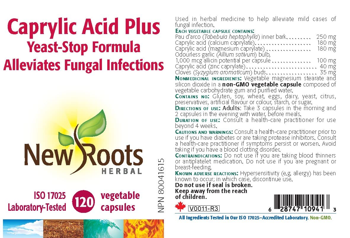 New Roots Herbal - Acide Caprylique Plus