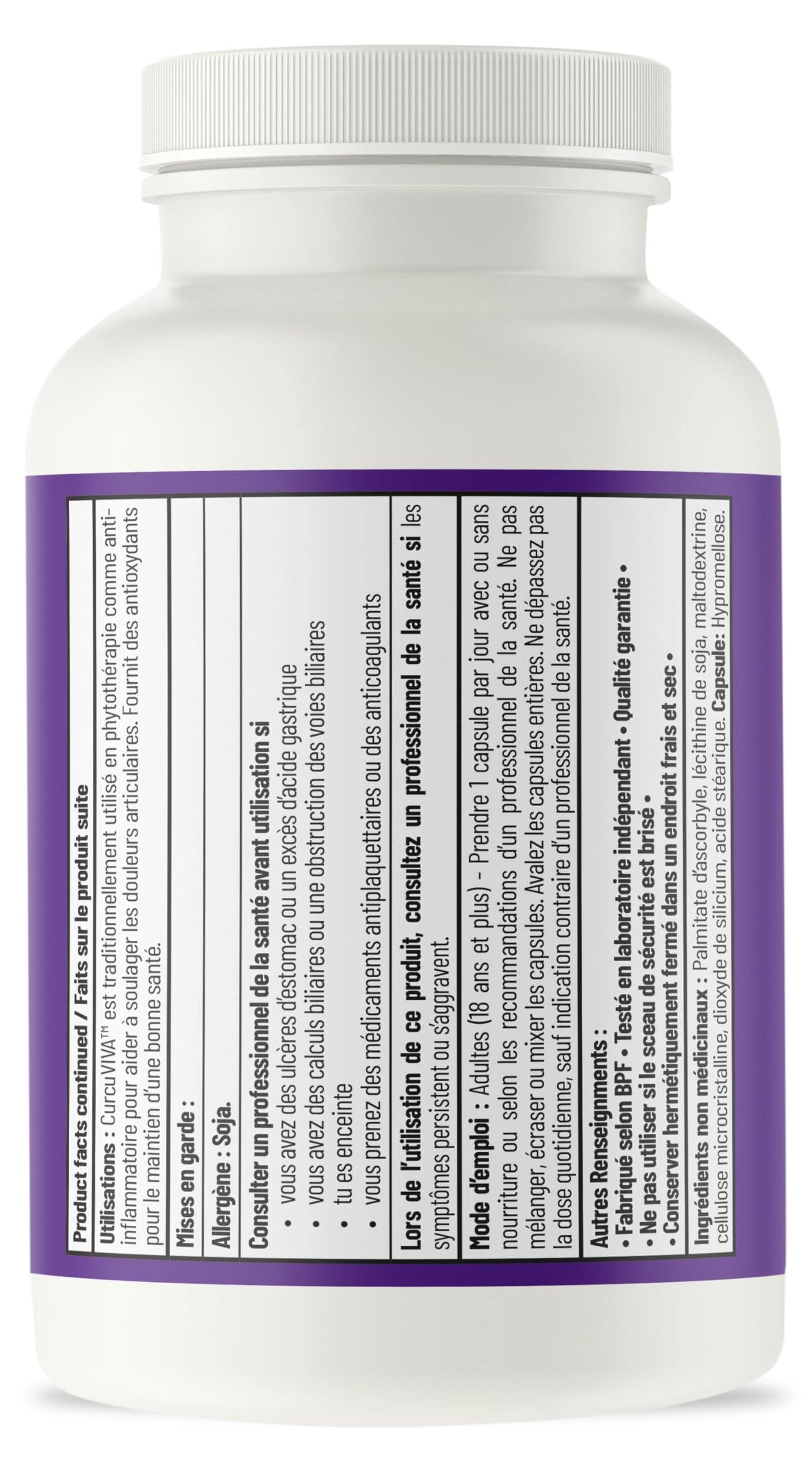 AOR CurcuVIVA 80mg, 60 Caps 60-Day Supply - Curcumin Longvida Formula for Joint Support & Comfort, Immune Support, Enhanced Absorption Turmeric Curcumin Supplement - Vegan, Non-GMO and Gluten-Free