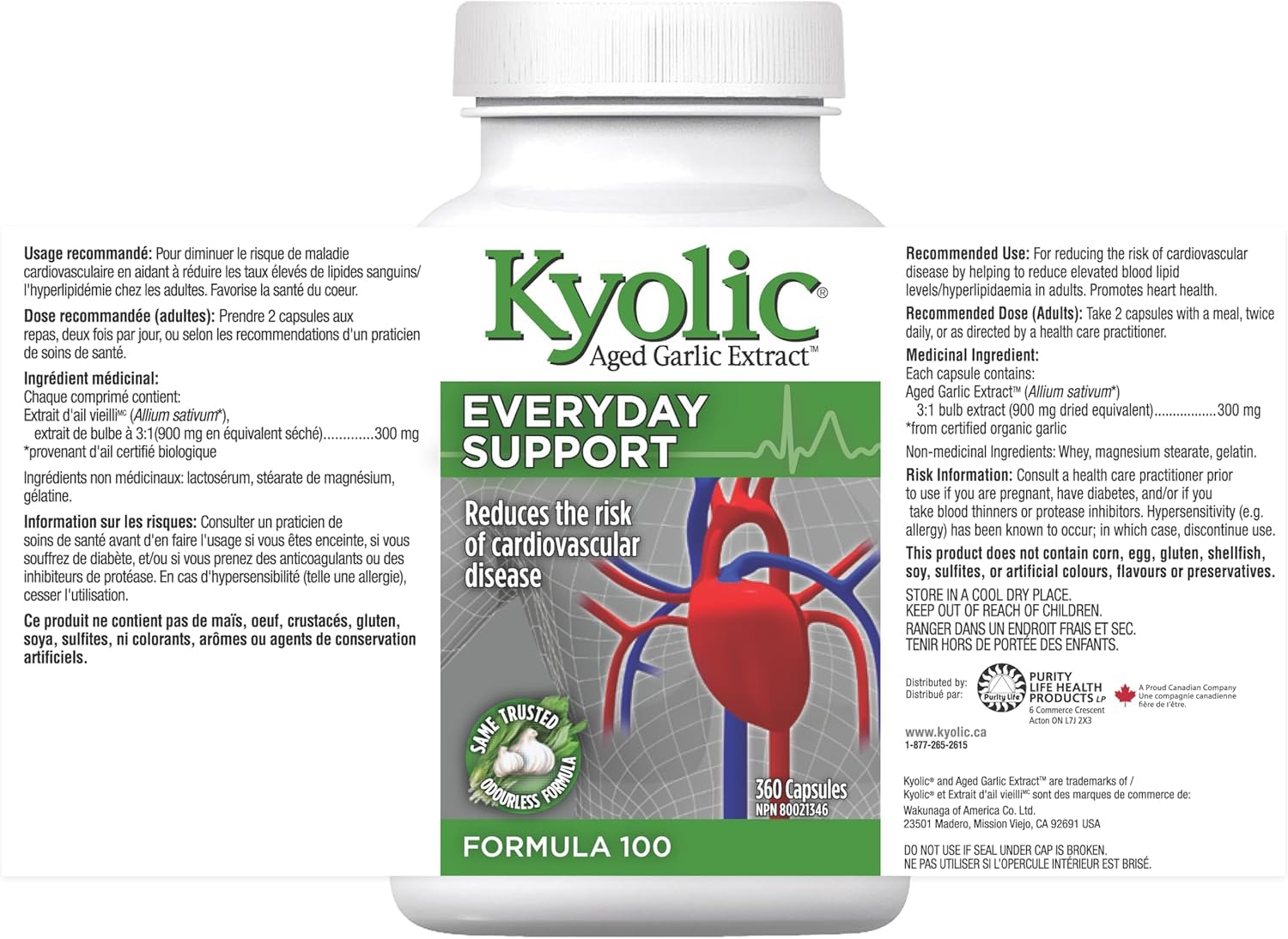 Kyolic - Formula 100 Everyday Support 300mg