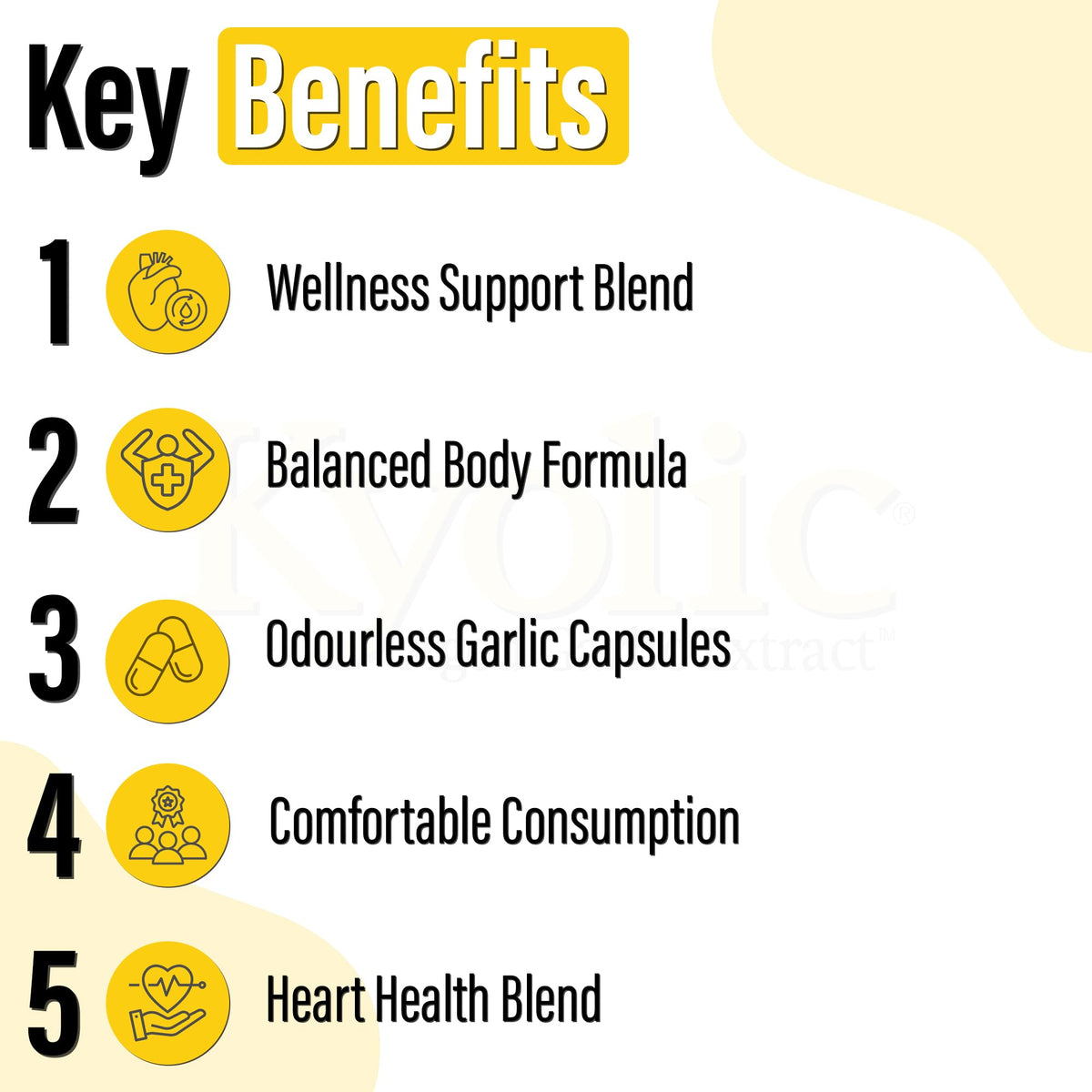 Kyolic Formula 104 Aged Garlic Extract, Garlic Supplements, 45 Day Supply
