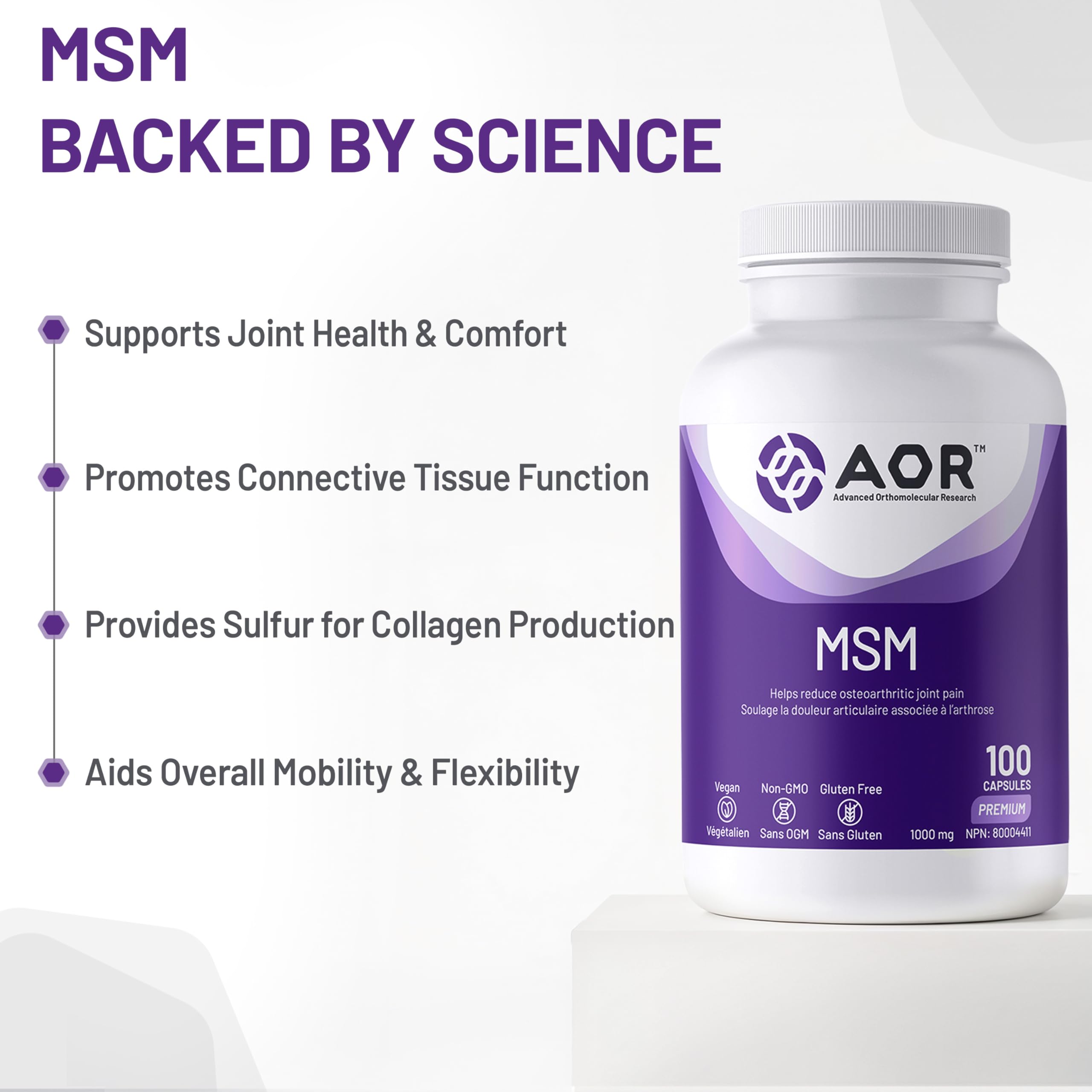 AOR - MSM 1000mg