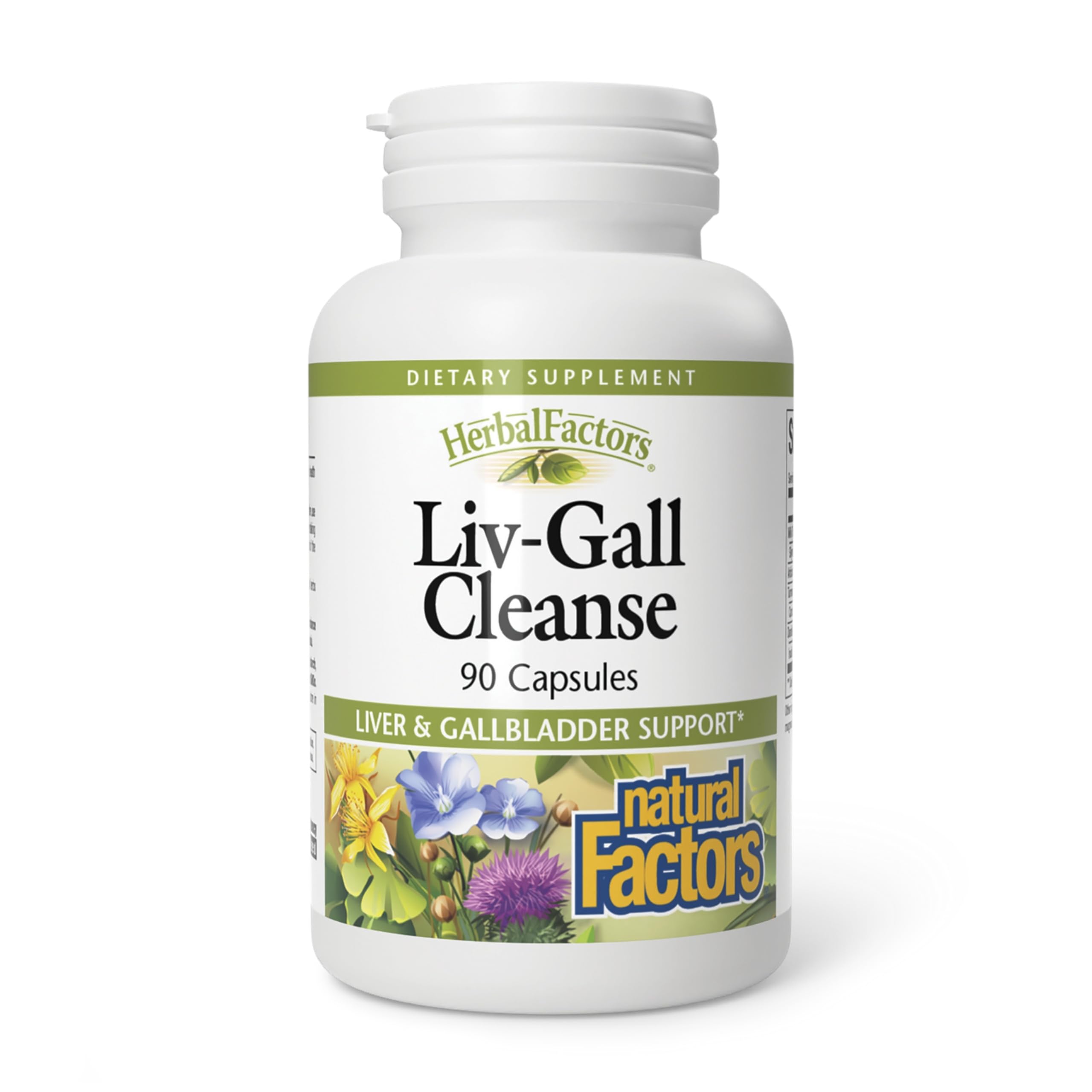 Natural Factors Liver-Gallbladder (LG) Cleanse Formula for Liver Health, 90 Capsules, Milk Thistle, Artichoke, Turmeric, Dandelion, Proudly Canadian