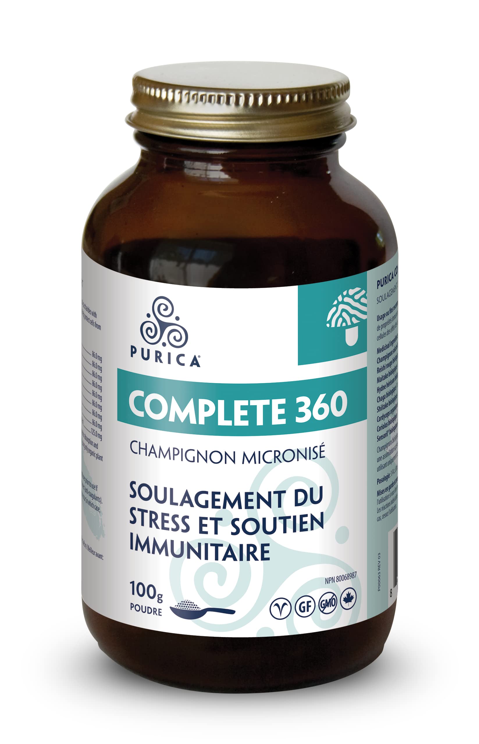 PURICA Complément biologique aux champignons 360