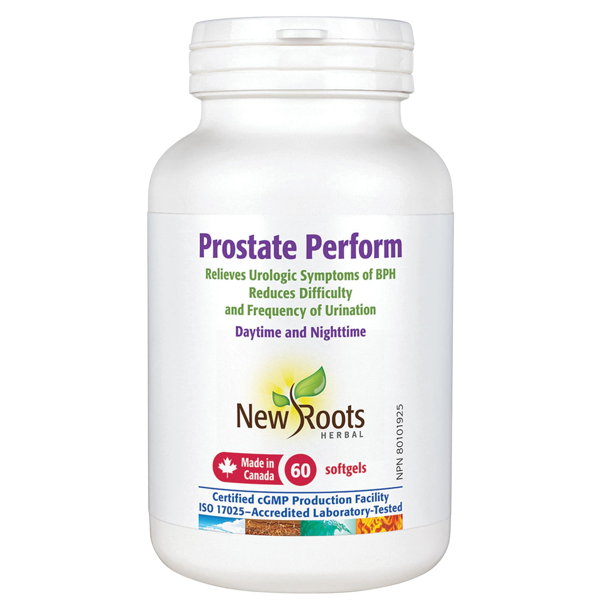 New Roots Herbal Prostate Supplement, Lycopene, 60 Softgels, 30 Day Supply