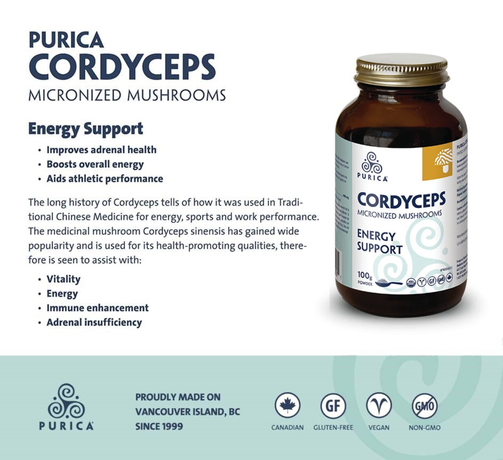 PURICA Cordyceps en poudre