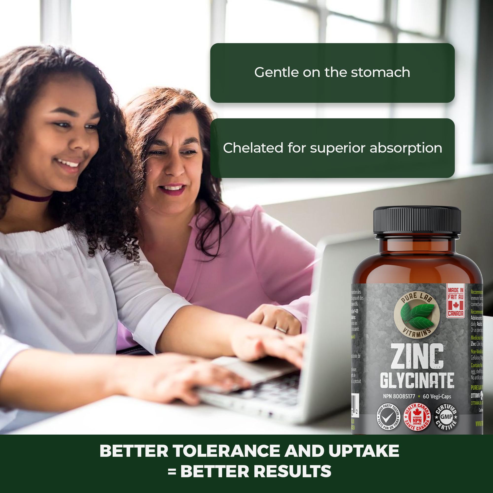 Pure Lab Vitamins - Zinc Glycinate
