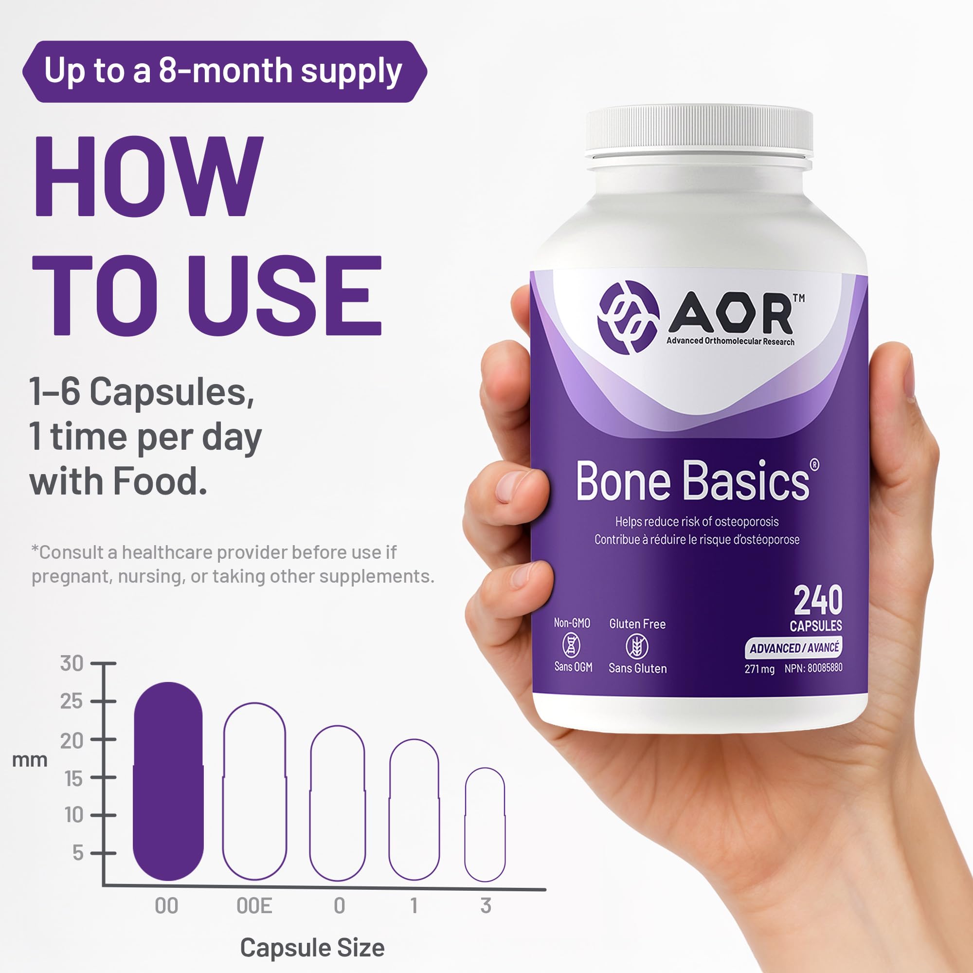 AOR - Bone Basics 271 mg