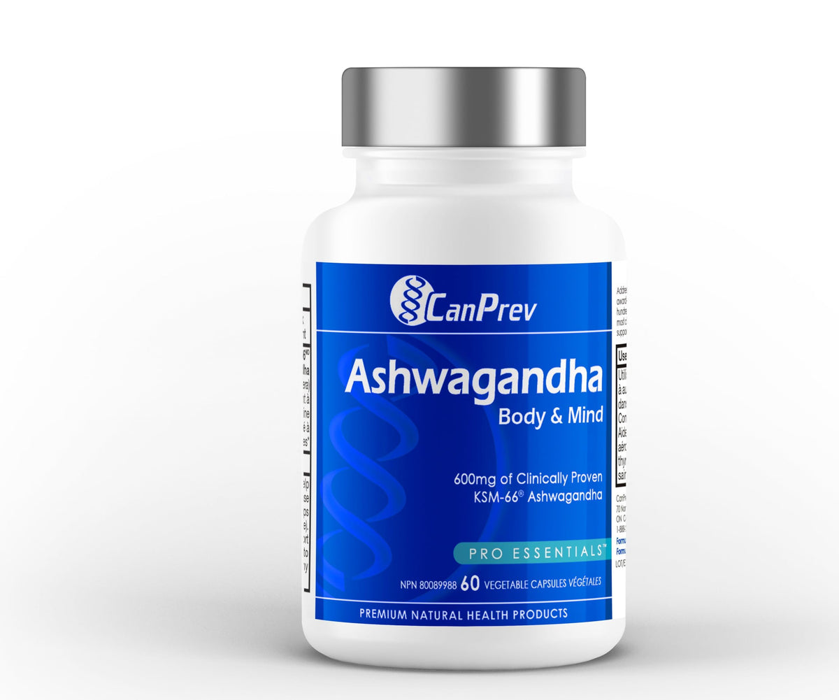CanPrev Vegan Ashwagandha Root Extract Capsules, For Adults, 60 Day Supply