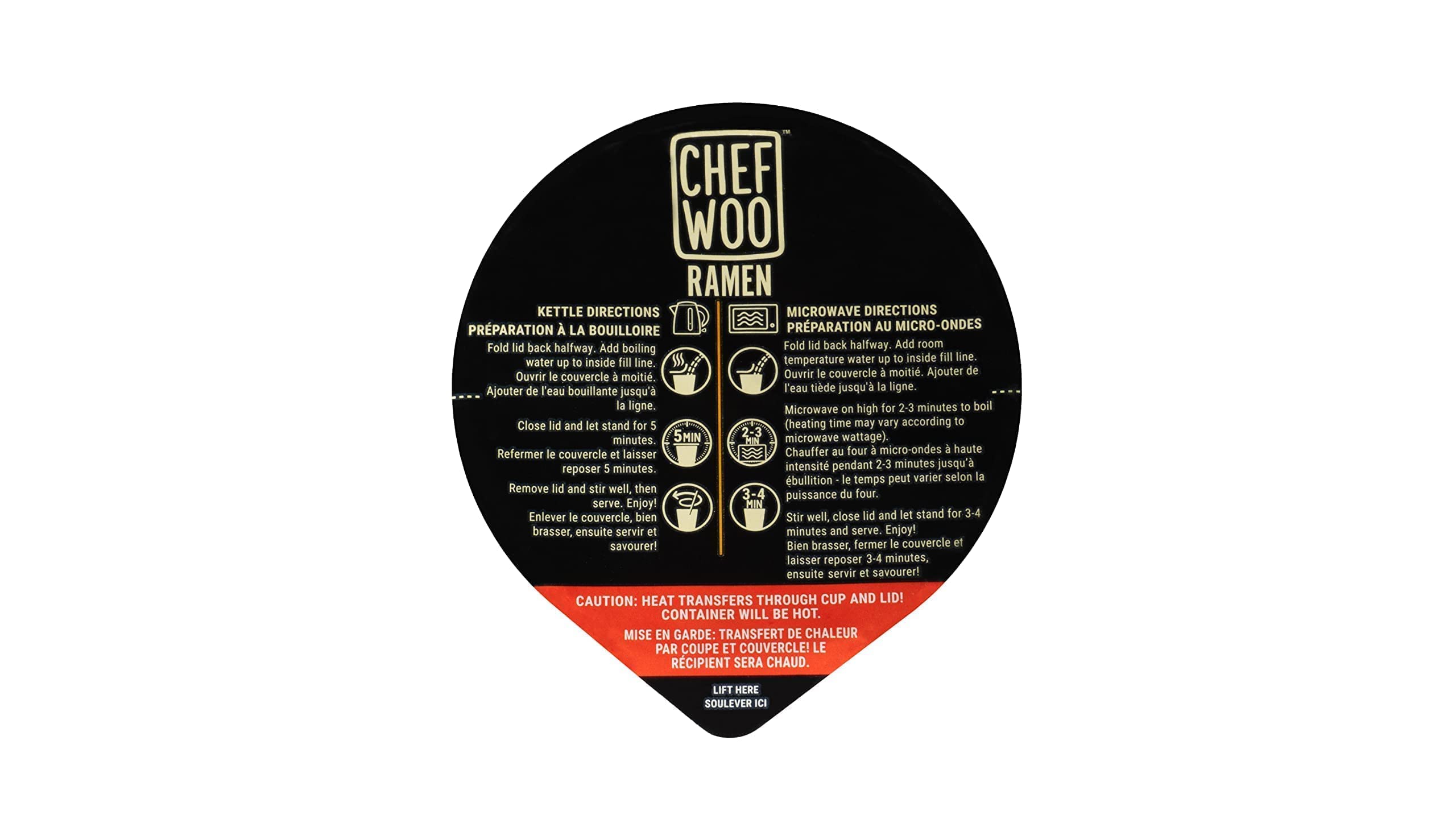 CHEF WOO ROASTED CHICKEN RAMEN NOODLES (Pack of 12)