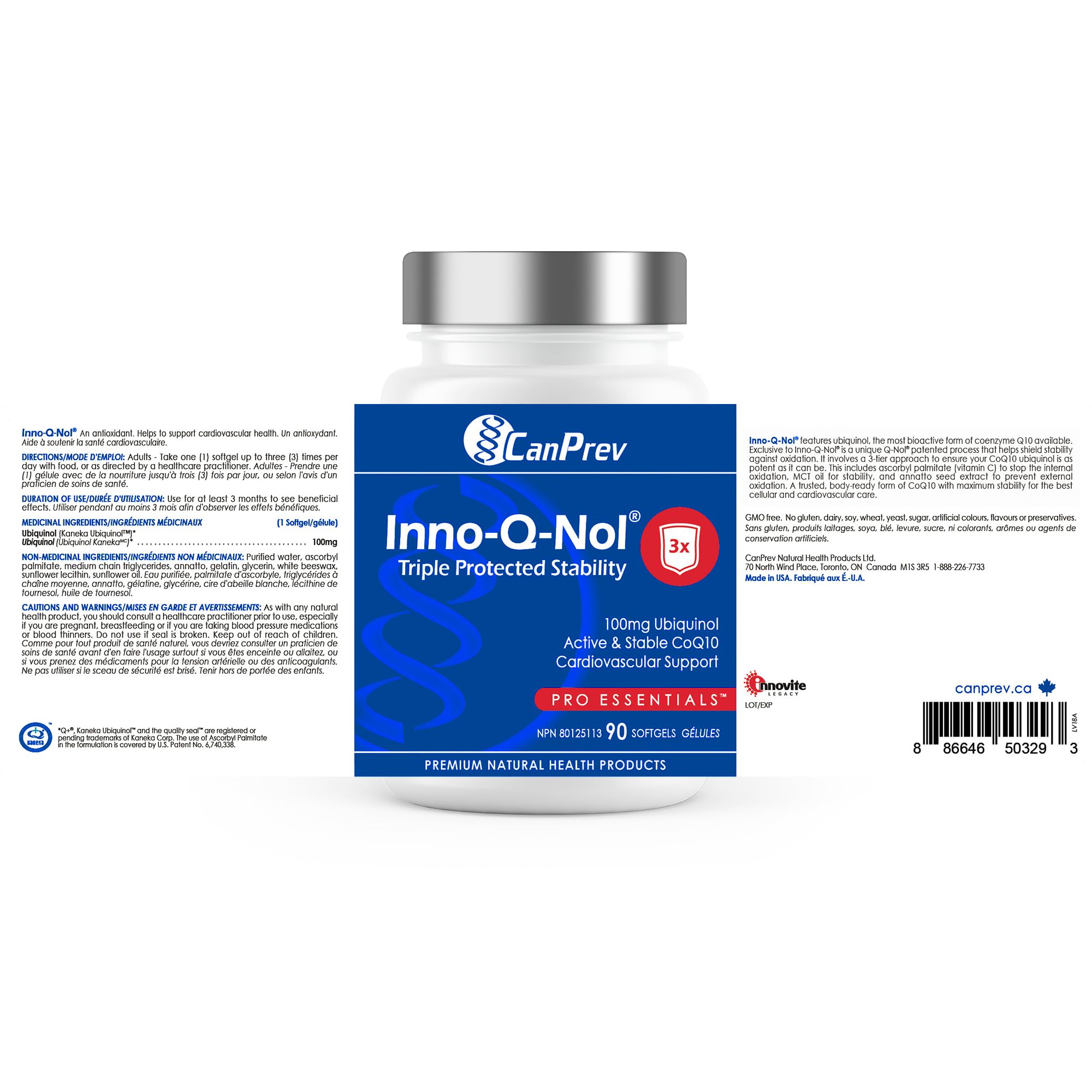 CanPrev - Inno-Q-Nol, Stabilité à Triple Protection