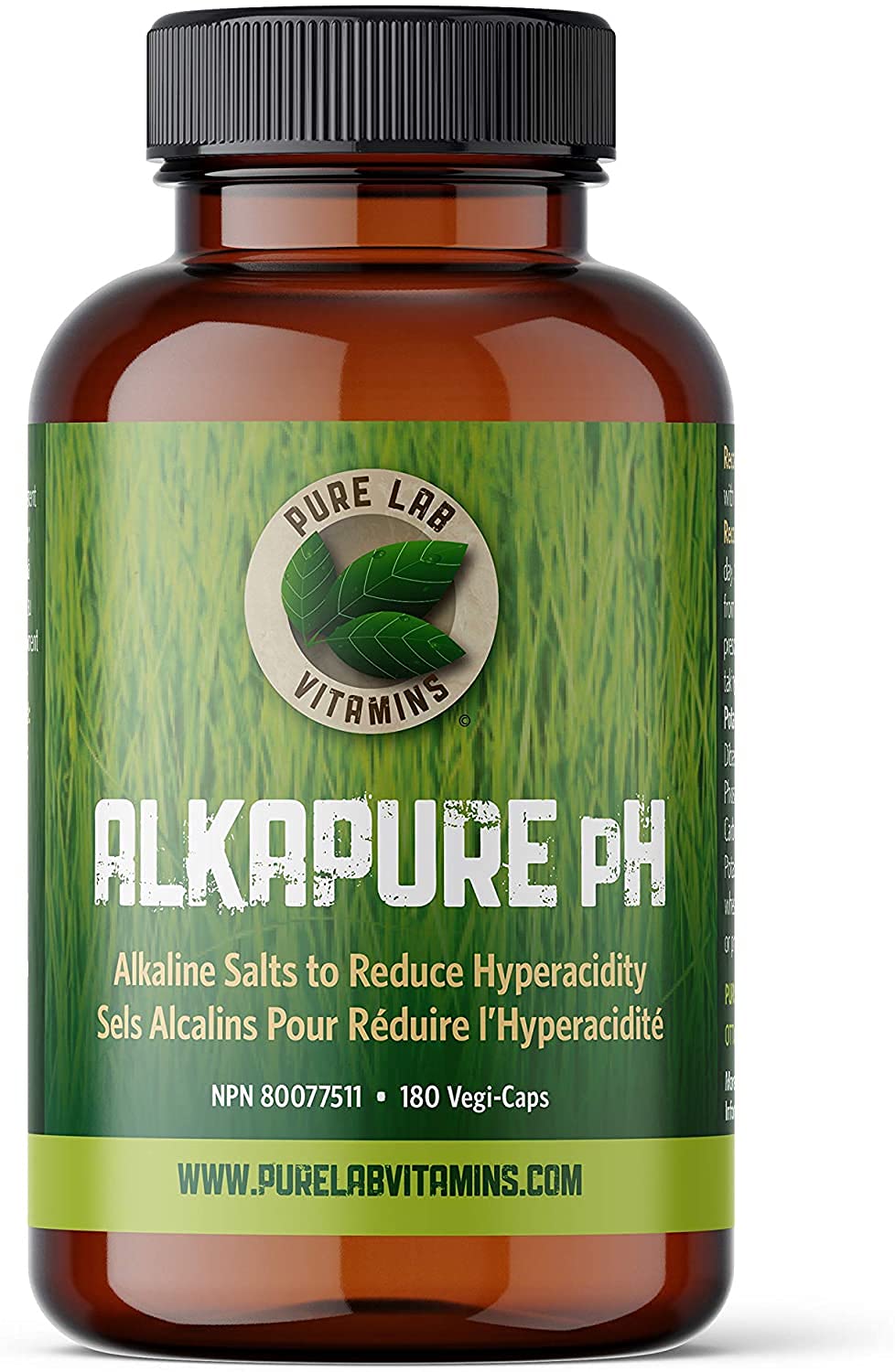 Pure Lab Vitamins | Alkapure pH | 180 Capsules | Alkaline pH Balance Pills | Essential Minerals Supplement | Antigas and Bloating Relief for Men & Women | Indigestion and Heartburn Relief | Antacid Pills