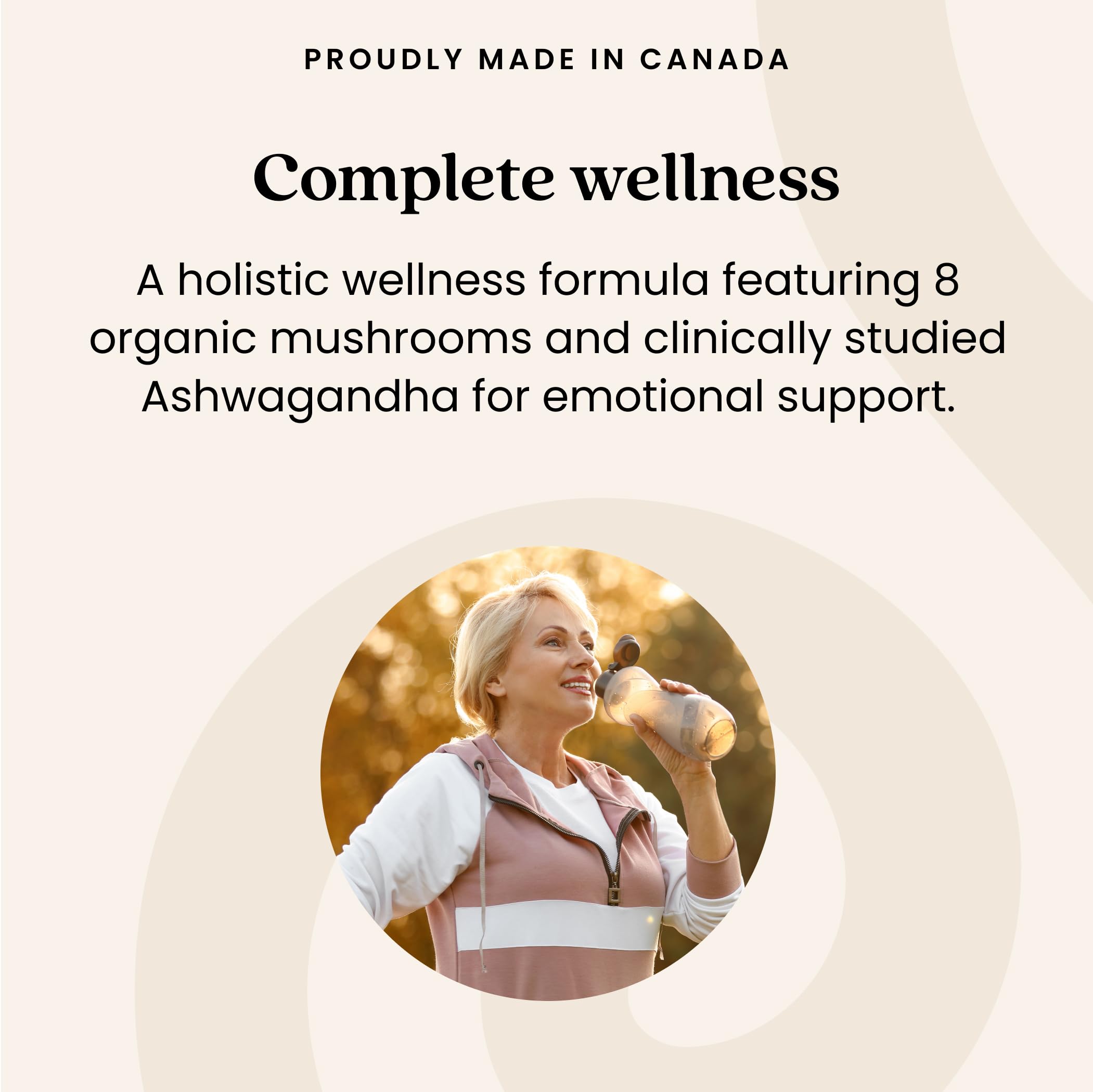 PURICA - Champignons micronisés Complete 360 - Soulagement de la pression et soutien immunitaire