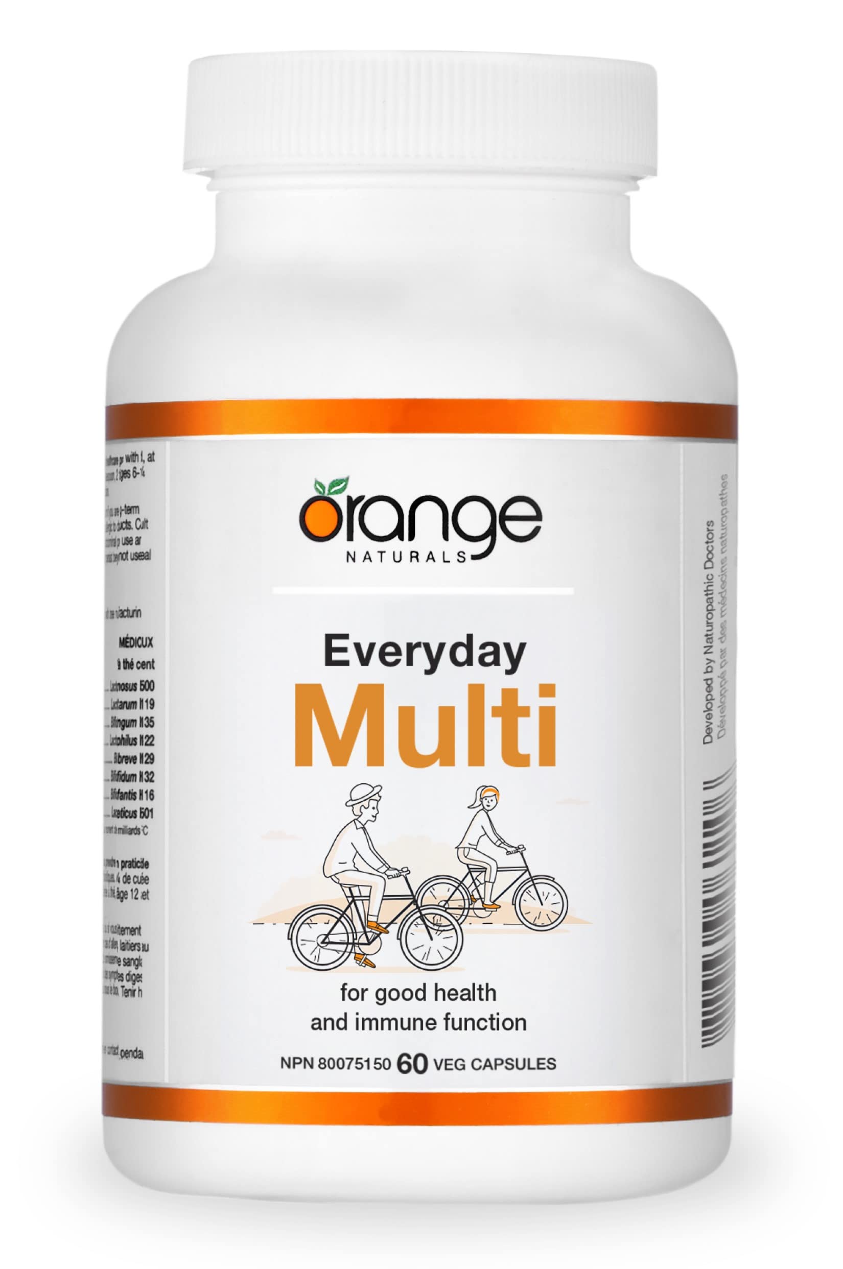 Orange Naturals - Everyday Multi, 60 Capsules 30-Day Supply - Multivitamin for Immune Support Supplement - Multi Antioxidant Supplement - Healthy Bones, Healthy Teeth, Eye Health and Energy Support
