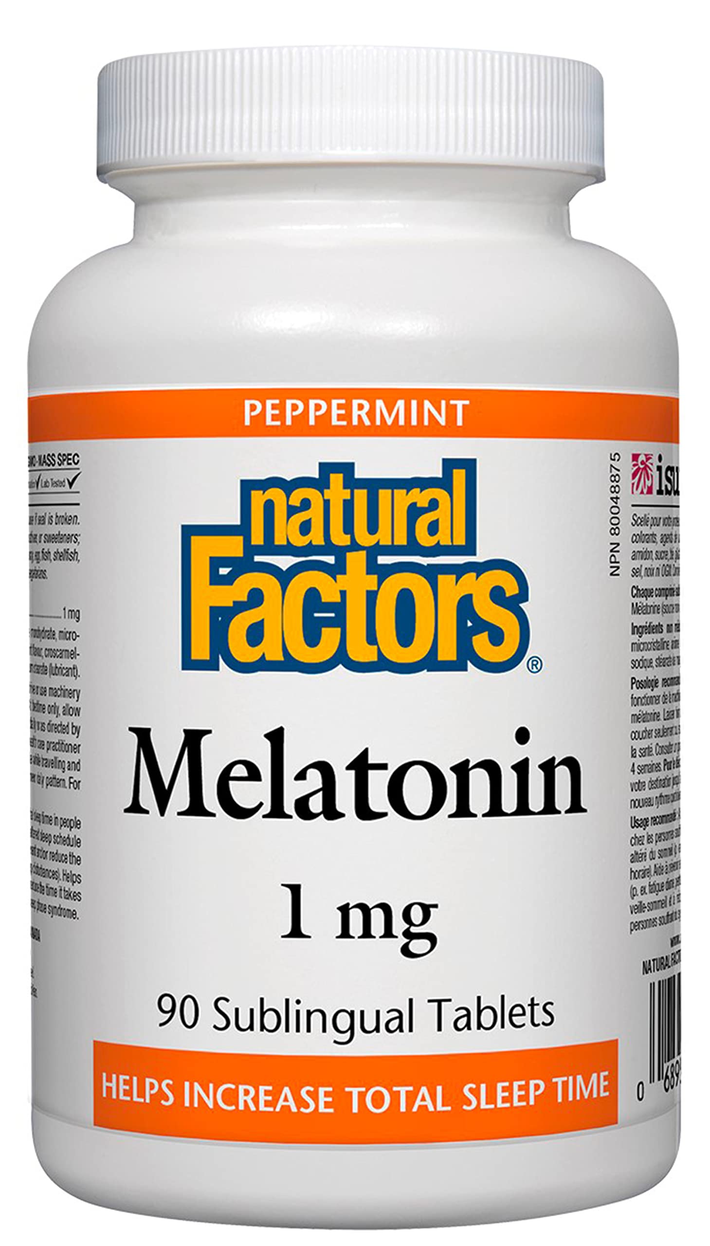 Natural Factors Melatonin 1 mg, 90 Tabs
