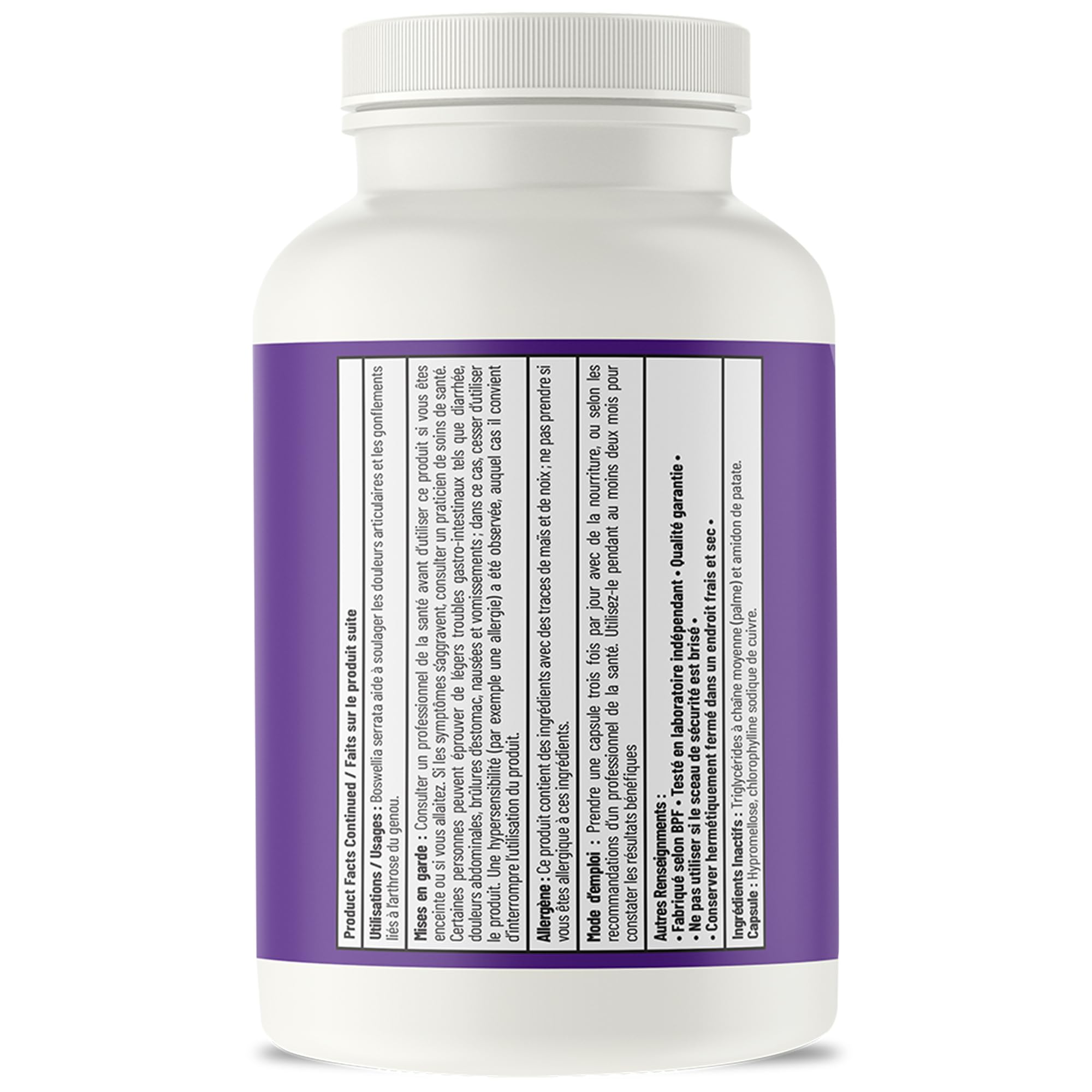 AOR Wildcrafted Boswellia Serrata 333mg 90 Liquid Capsules 30-Day Supply - Herbal Supplement for Joint Comfort & Mobility, Support Flexibility - Non-GMO, Vegan, Promote Overall Wellness and Vitality