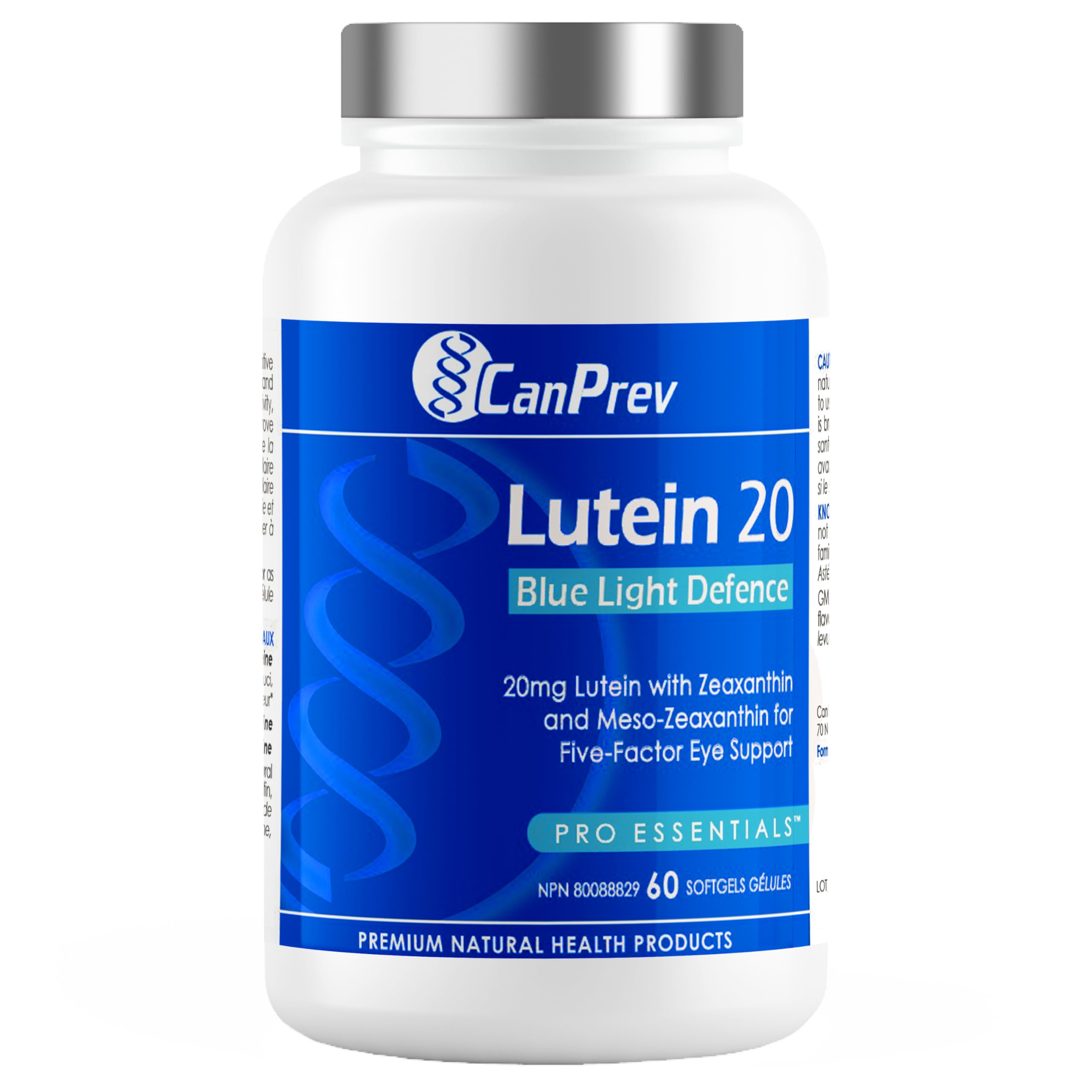 CanPrev Lutein 20 - Blue Light Defence 60 Softgels 60 count