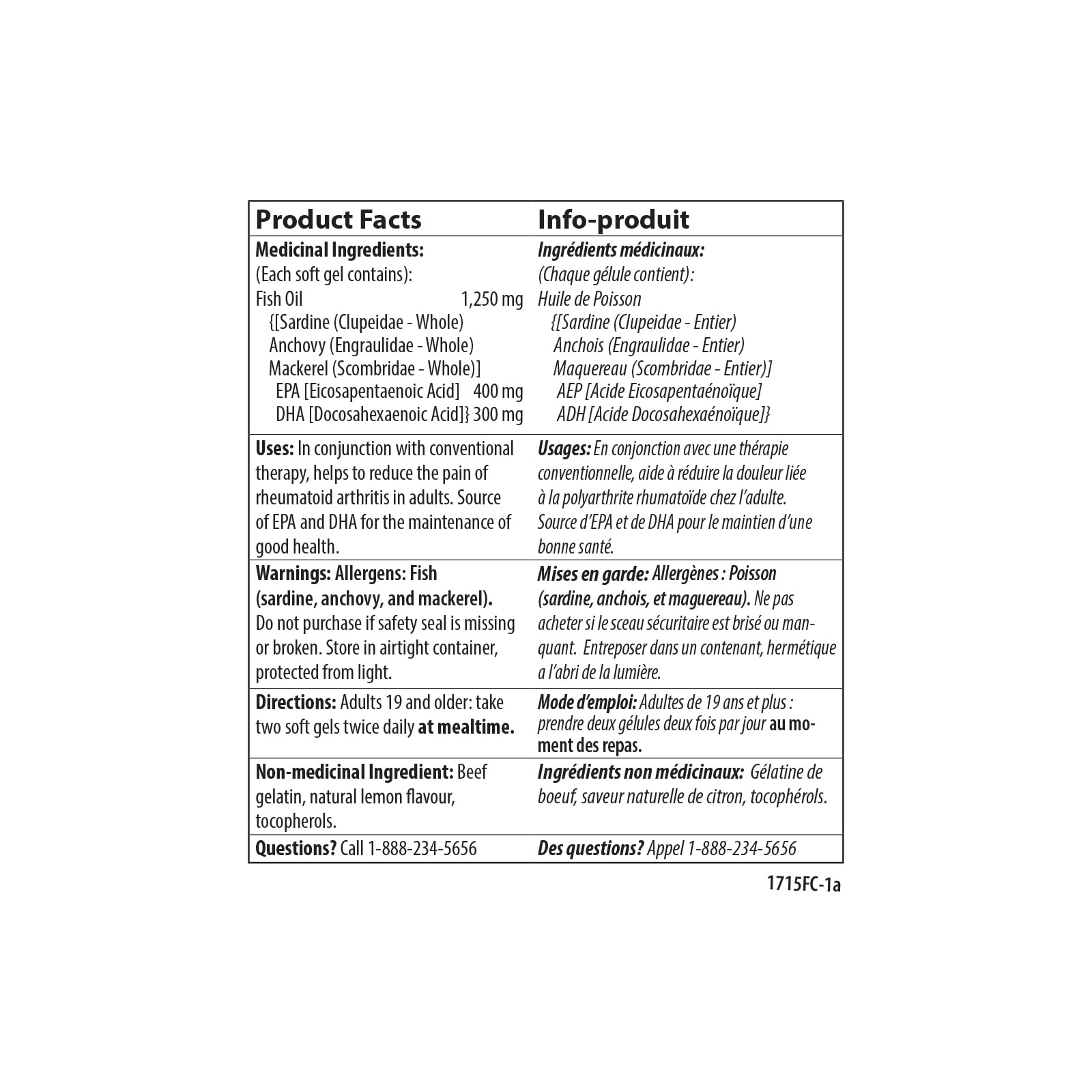 Carlson - Arthrite Élite | 3 200 mg d'oméga-3 avec EPA et DHA | Favorise la santé et la mobilité des articulations | Huile de poisson saveur citron | Pêche sauvage | 120 gélules