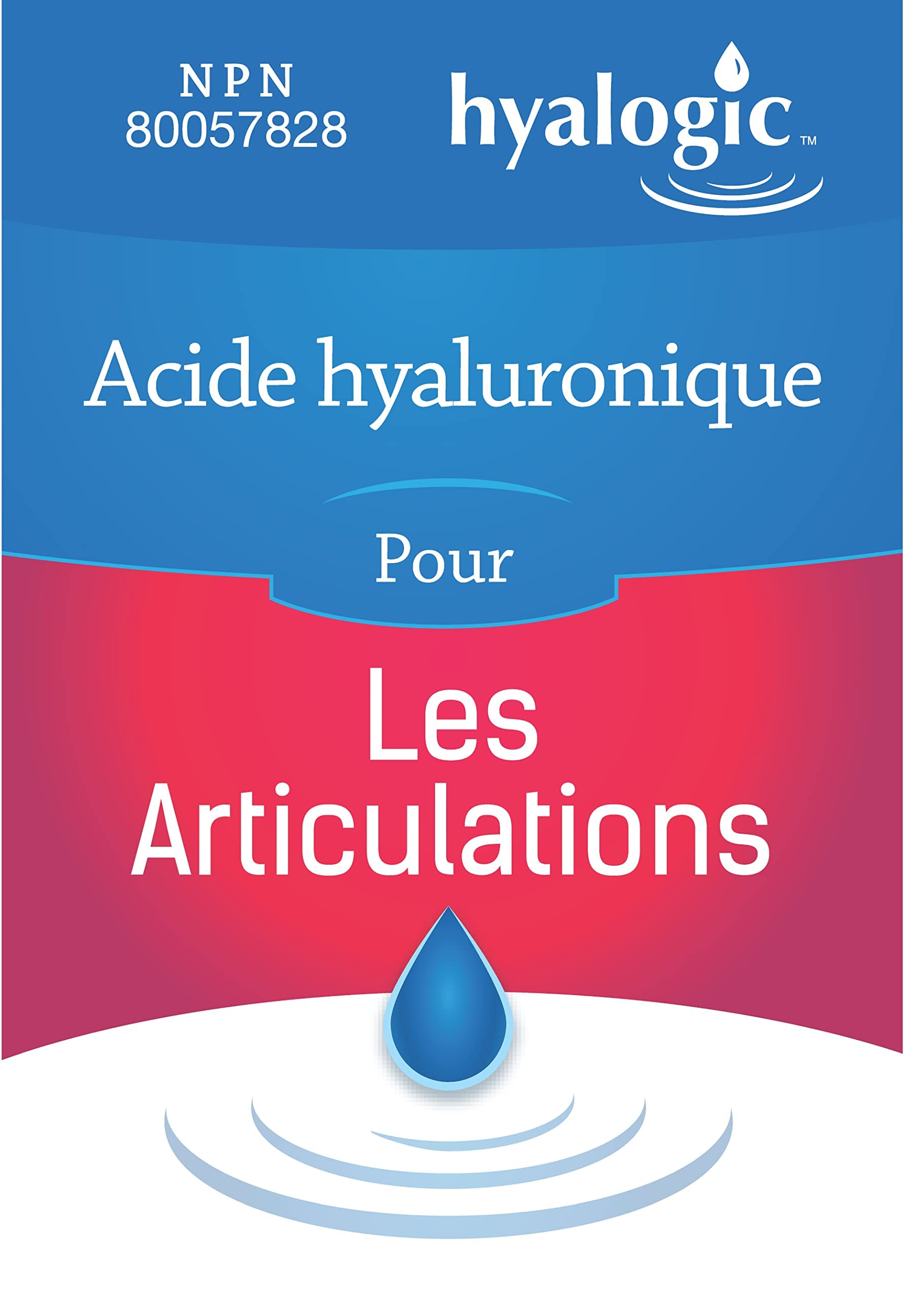 Complément d'acide hyaluronique à croquer Hyalogic 60 comprimés (prendre 2 comprimés pour 120 mg d'HA) - Délicieuse saveur de baies - Comprimés pastilles de 60 mg - Naturel, céto, végétalien, sans sucre - pour les articulations, la peau et les yeux