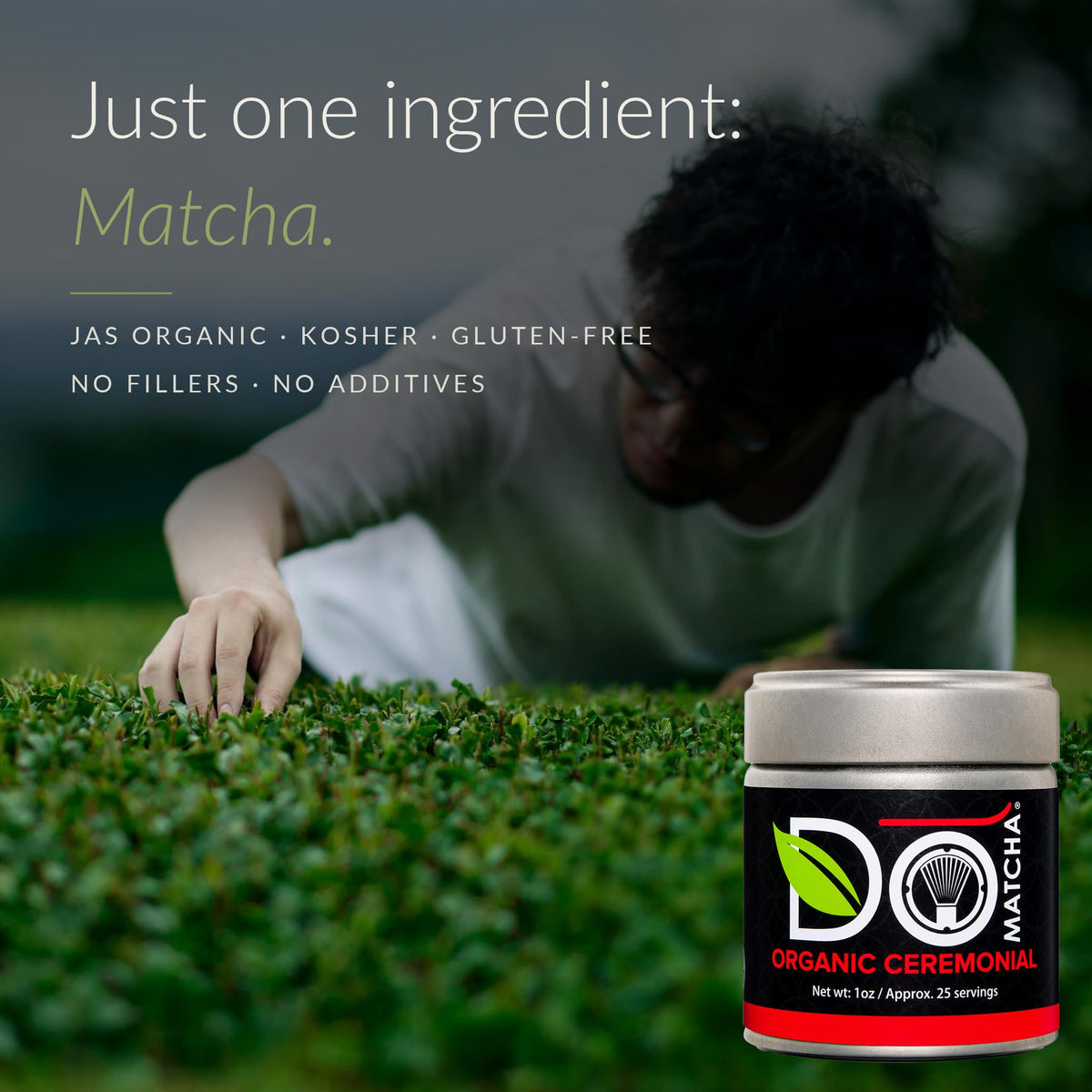 Do Matcha Organic Ceremonial Matcha Powder, No Additives, 30g