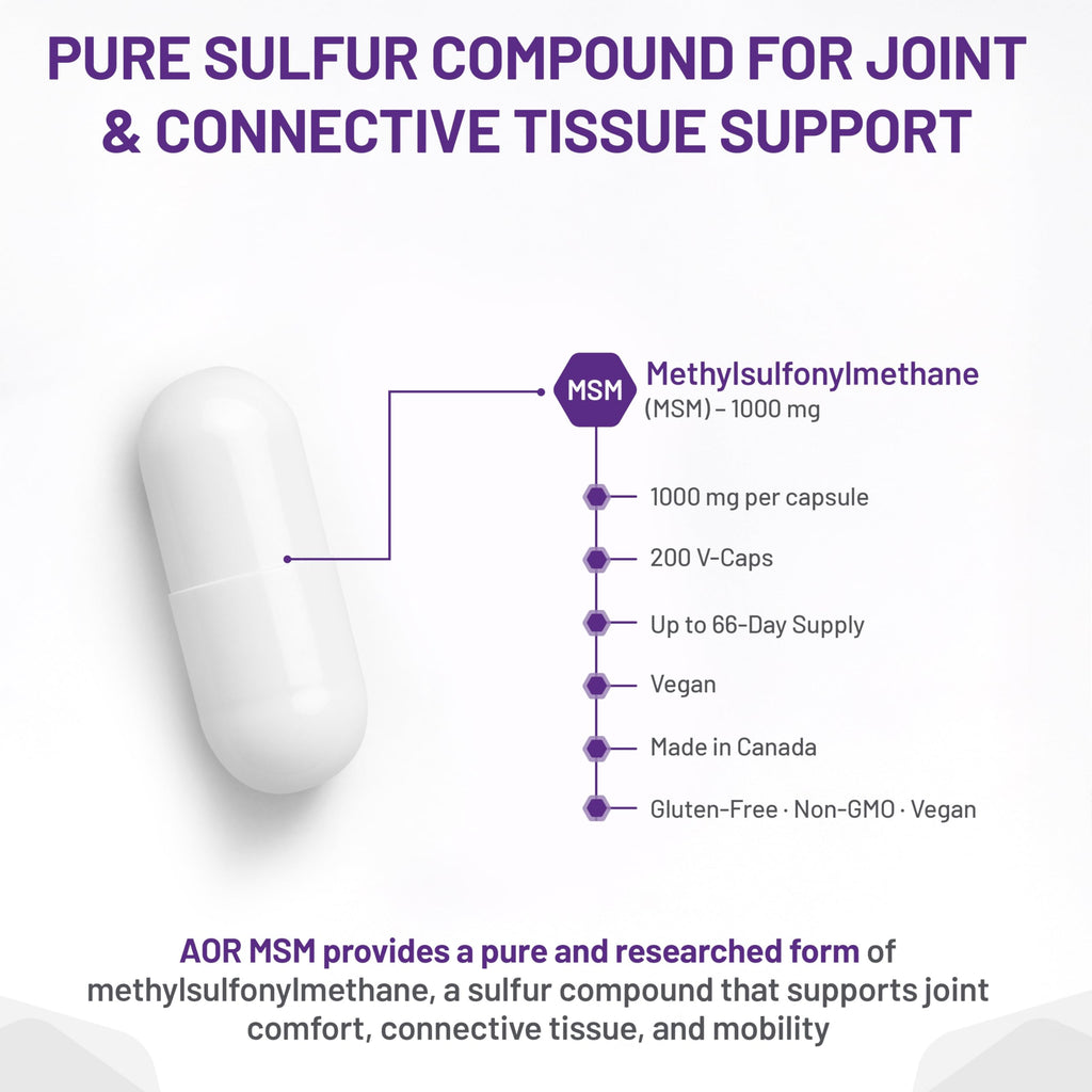AOR - MSM 1000mg