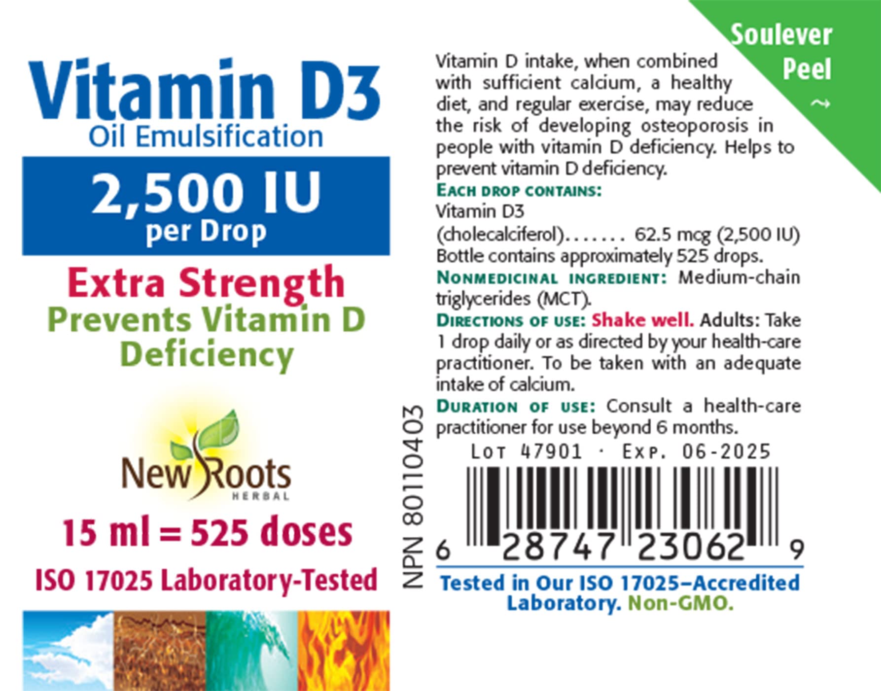 New Roots Herbal - Vitamin D3
