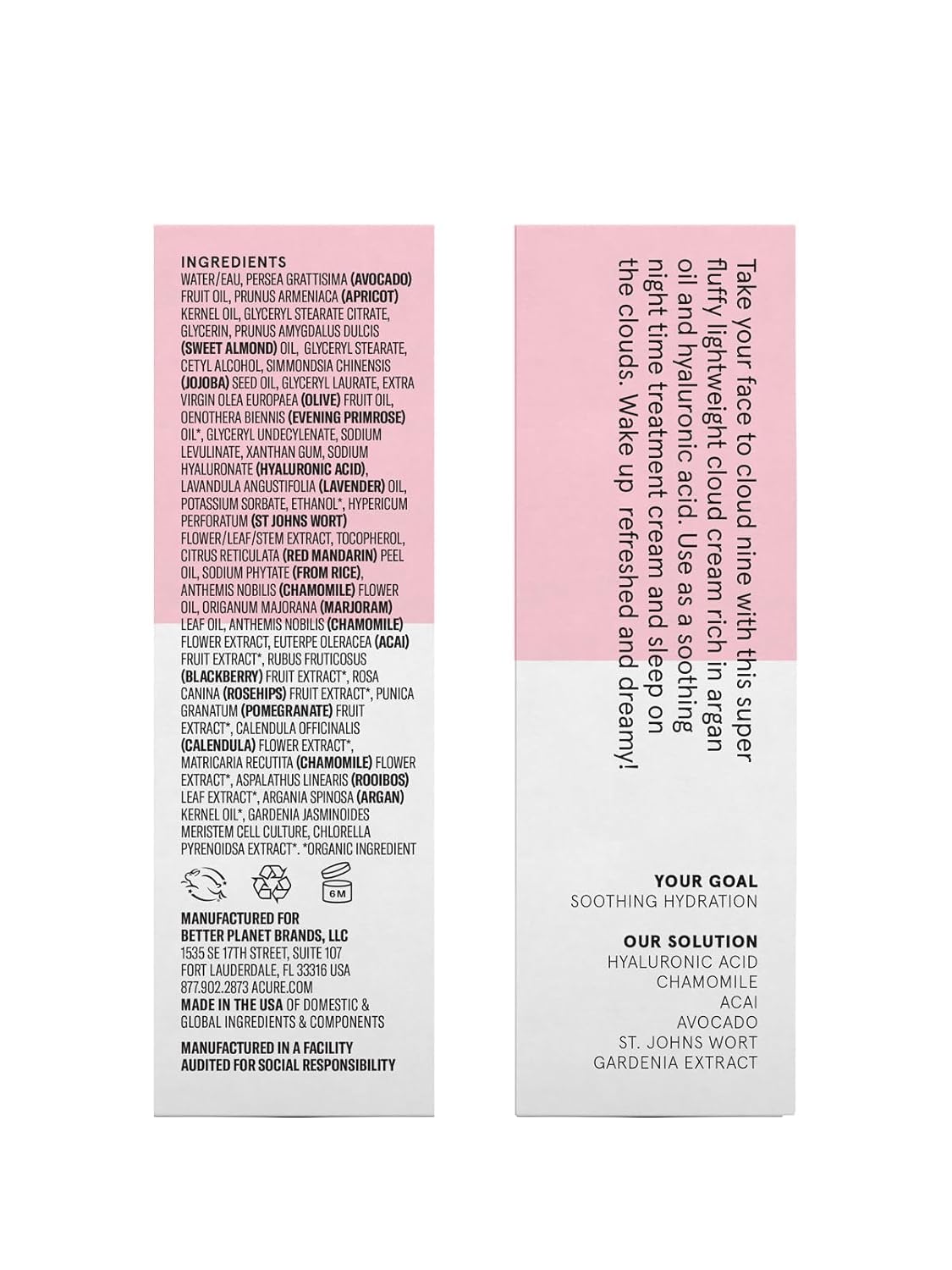 Acure 0813424020994 Seriously Soothing Cloud Cream, 1.7 Fl. Oz (Packaging May Vary)
