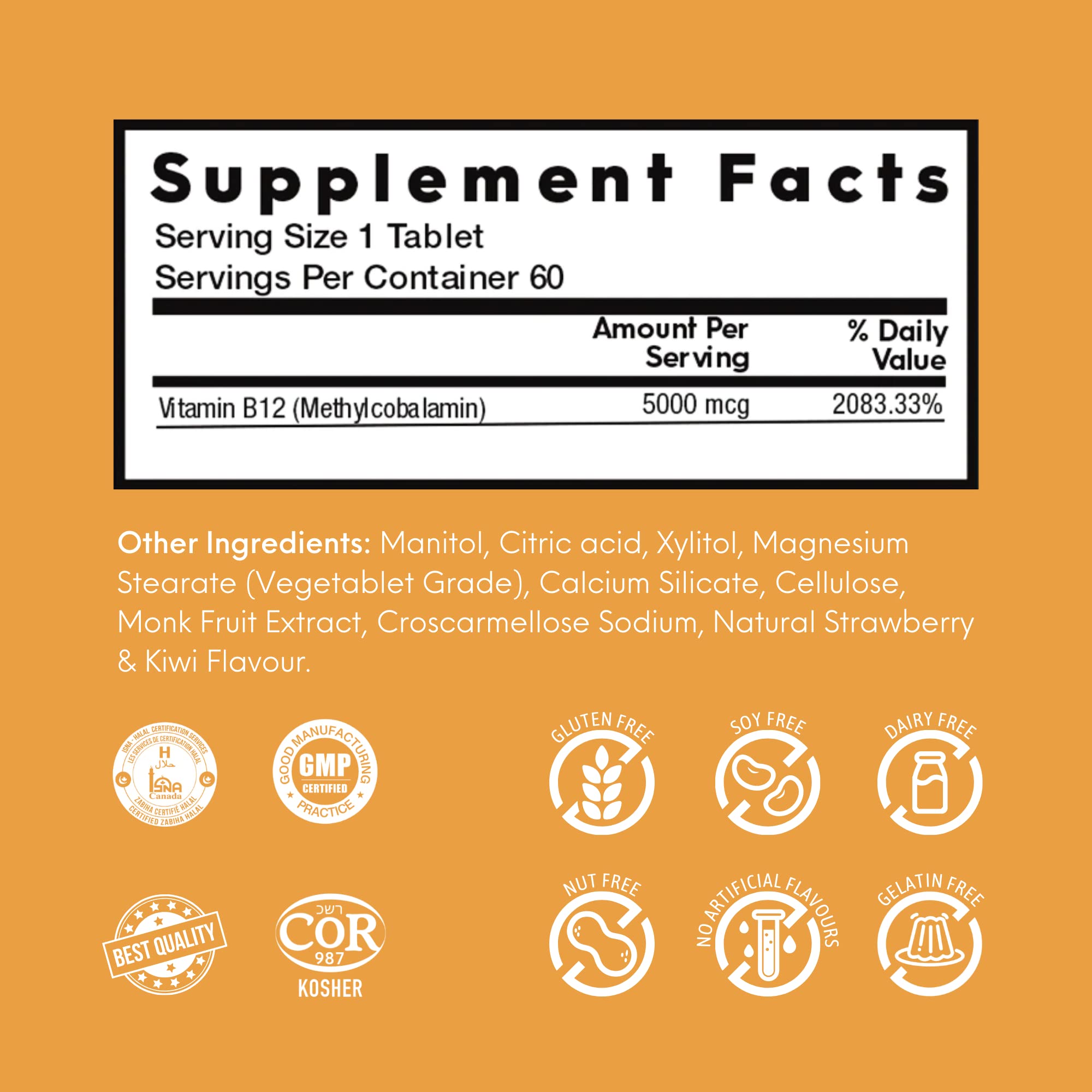 Nutrameltz - Vitamin B12 Methylcobalamin Tablets